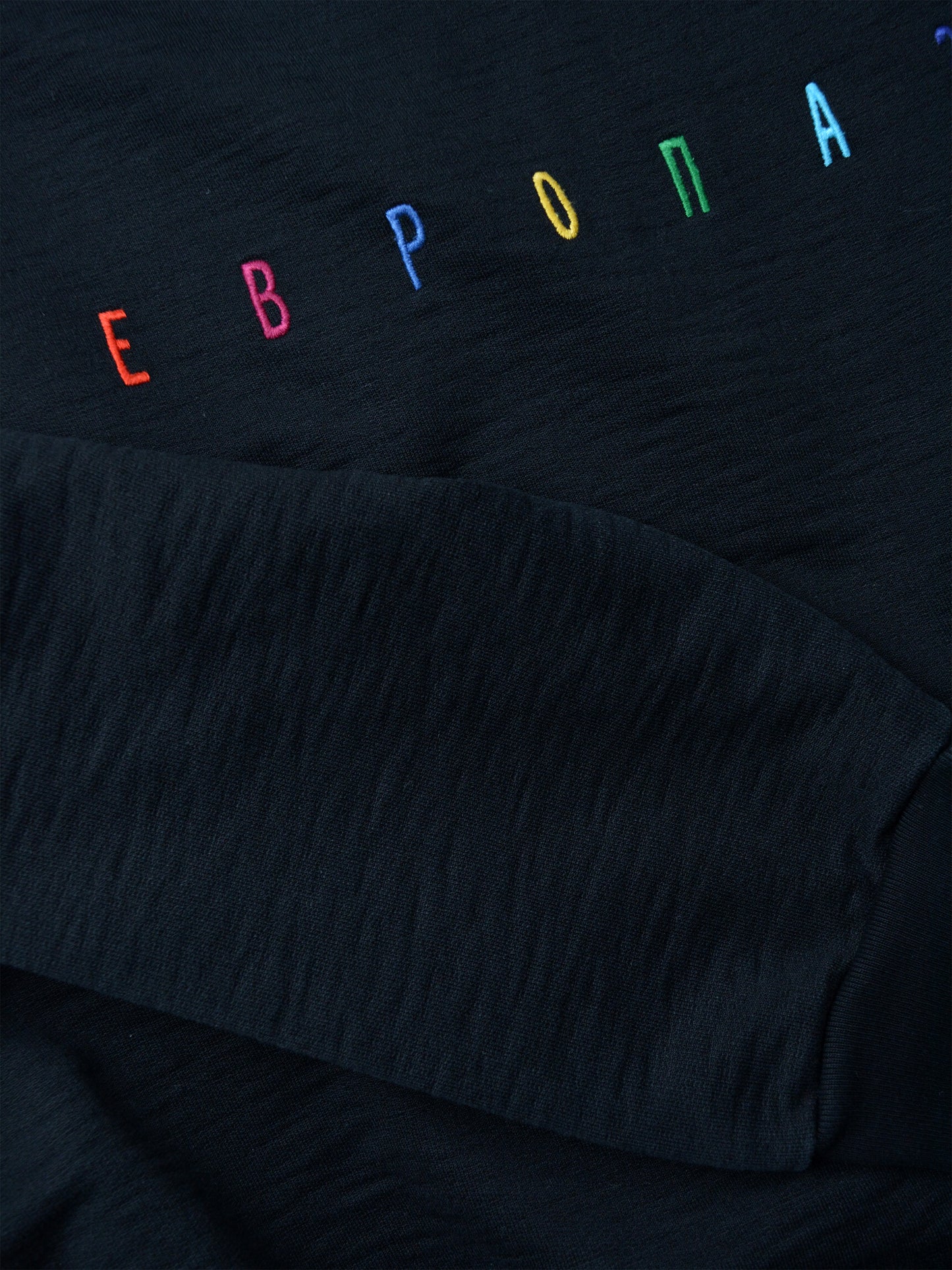 Gosha Rubchinskiy - S/S 2017 - "Europa?" crewneck (black) - size M