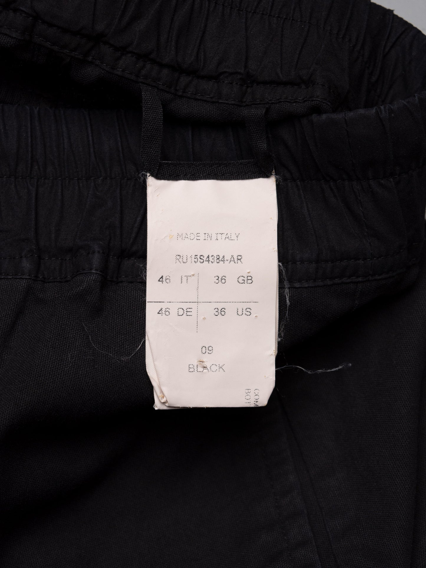 Rick Owens - S/S 2015 - cotton shorts - men's size 46