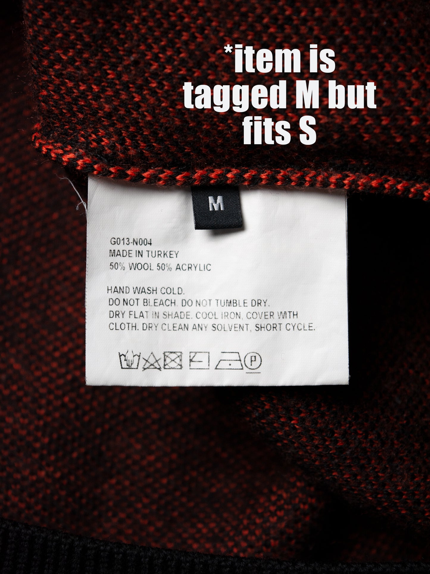 Gosha Rubchinskiy - A/W 2018 - "Enemy" turtleneck sweater (black)