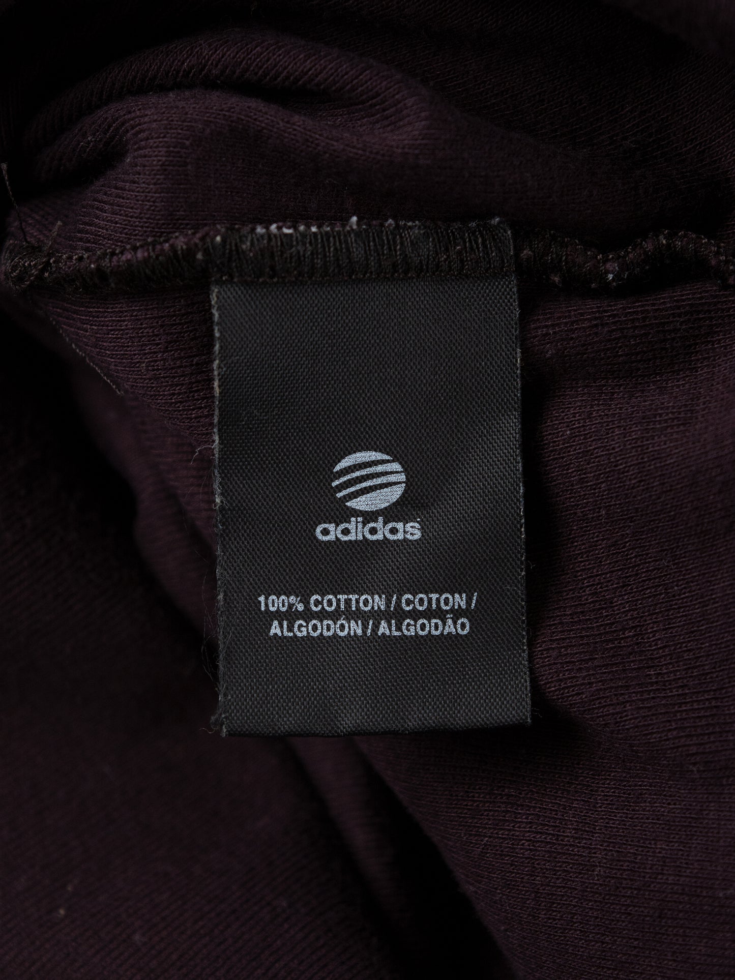Y-3 - A/W 2003 - men's embroidered long-sleeve t-shirt (burgundy) - size S