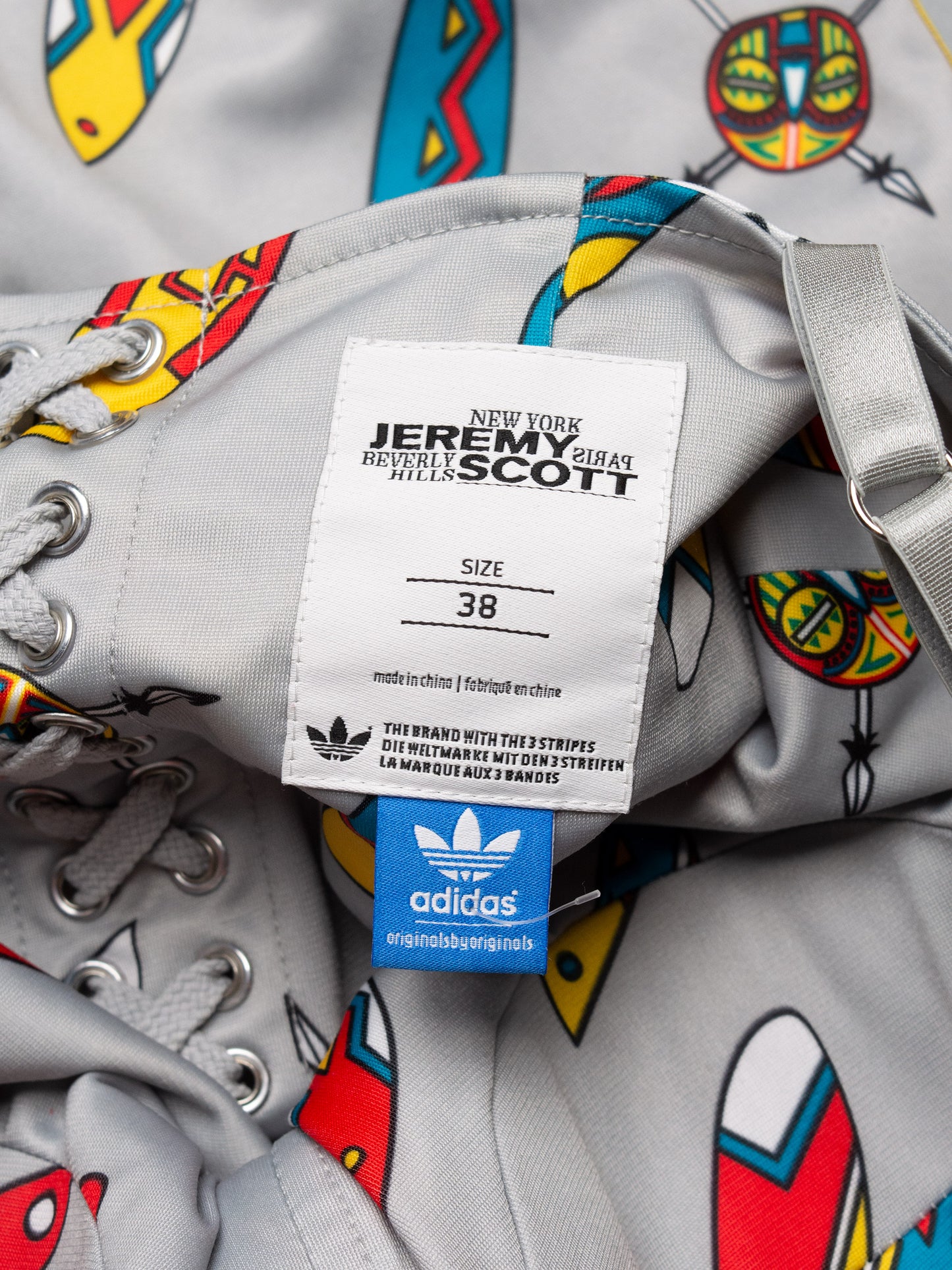 adidas Originals by Jeremy Scott - A/W 2009 - African Surfboard dress - size 38