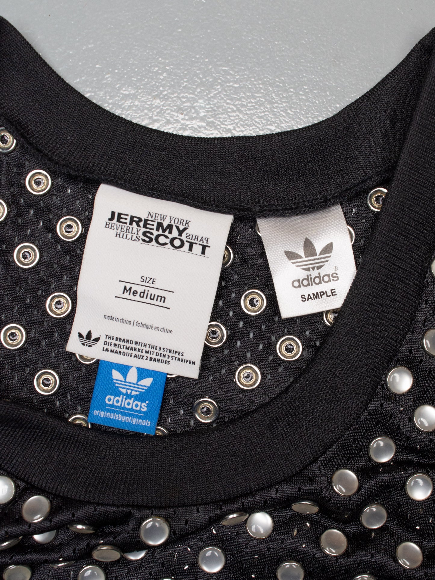 adidas Originals by Jeremy Scott - A/W 2010 - (sample) studded tank top - men's size M