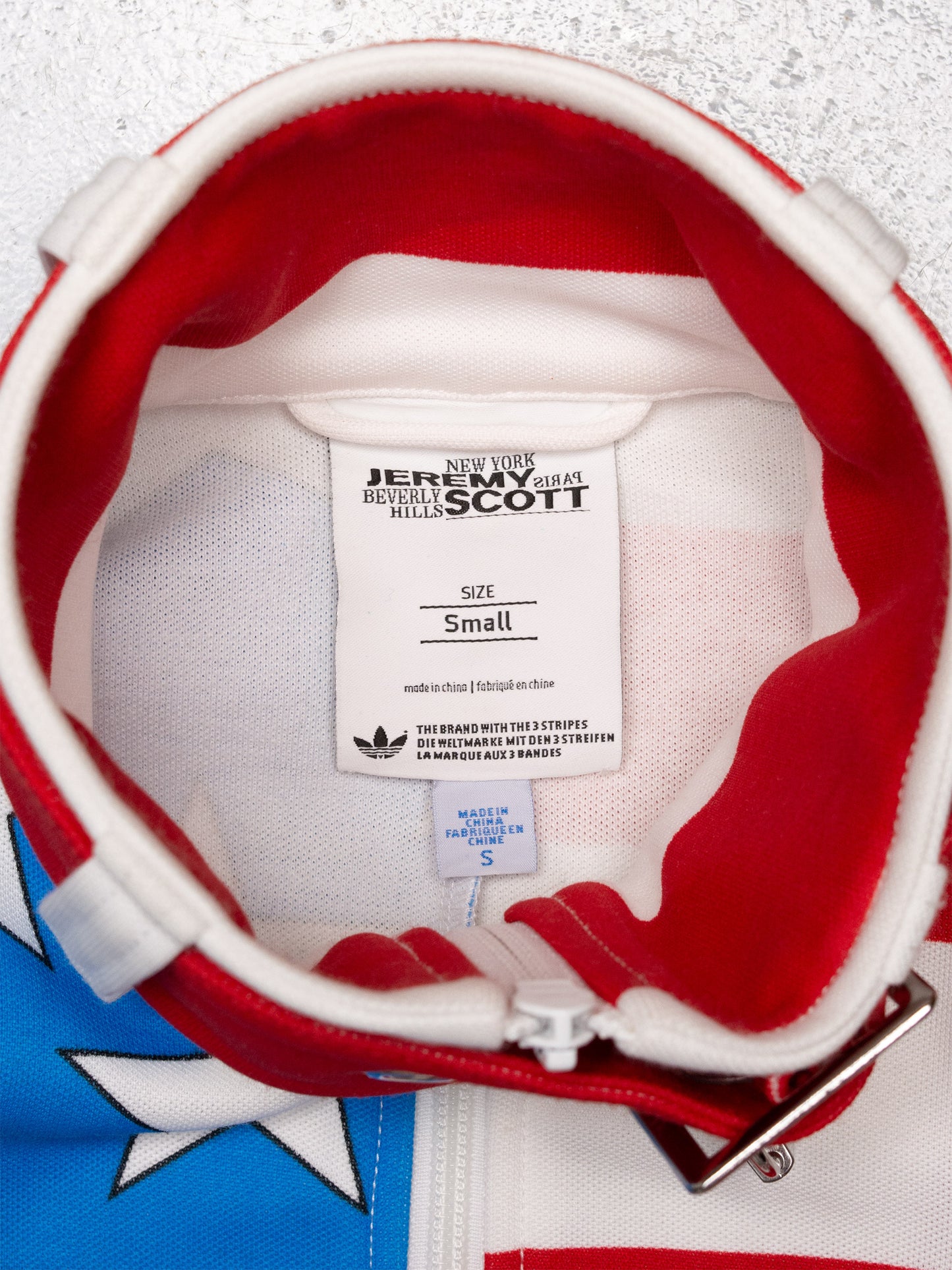 adidas Originals by Jeremy Scott - S/S 2012 - JS Stars & Stripes Track Top - men's size S
