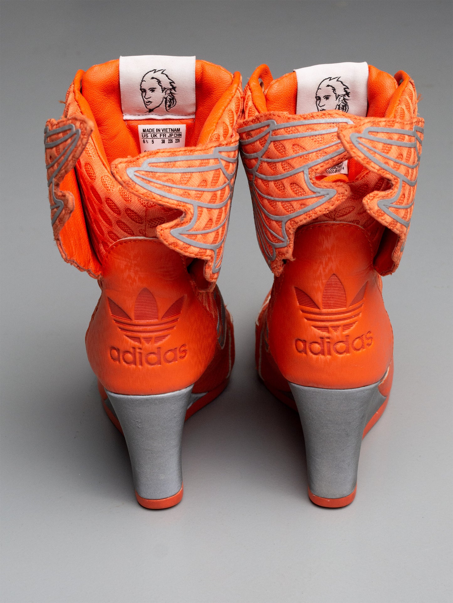 adidas Originals by Jeremy Scott S/S 2014 JS Athletic Wings Wedge - size 38