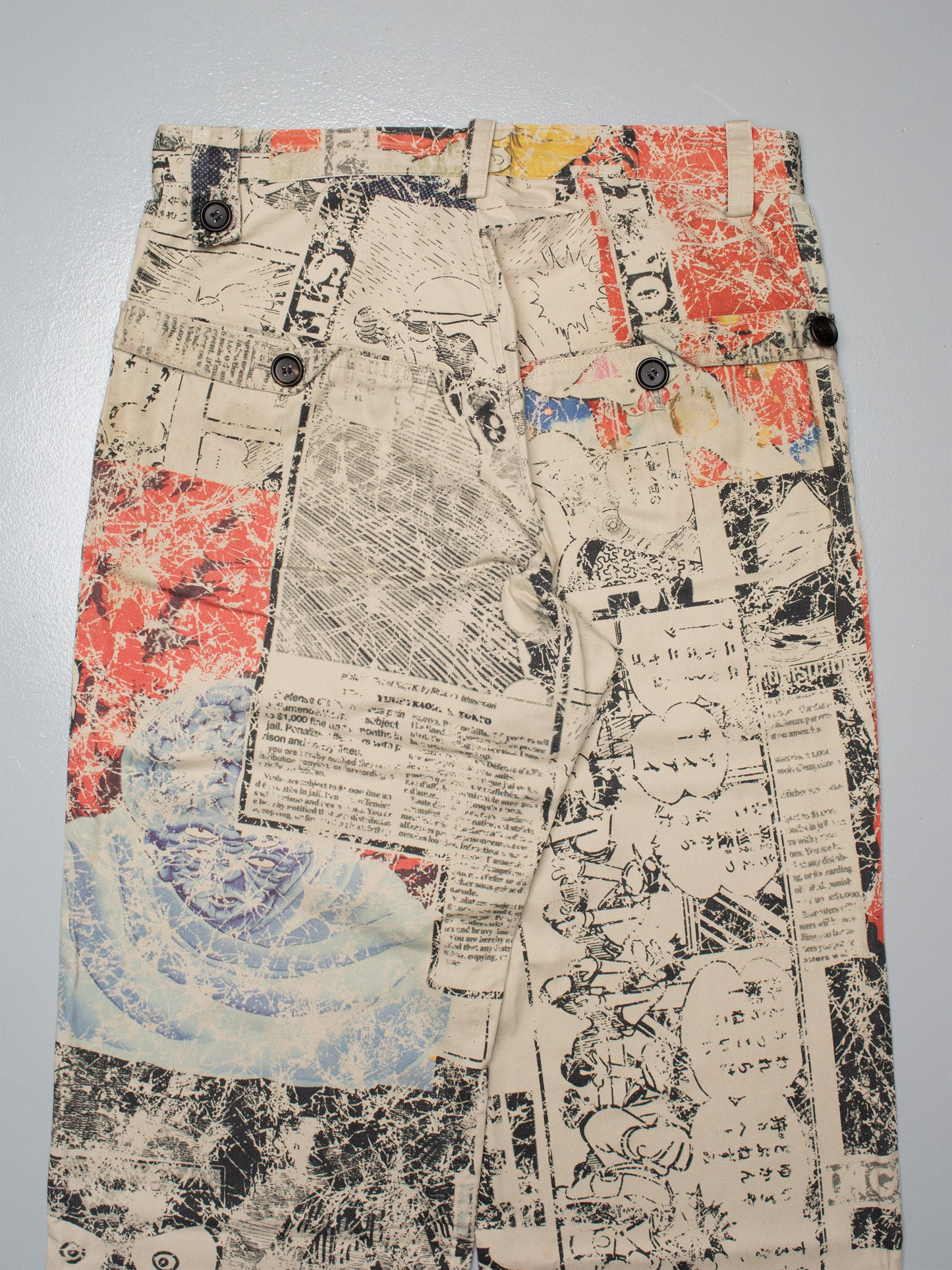 Y's - S/S 2013 - manga print pants - size 3