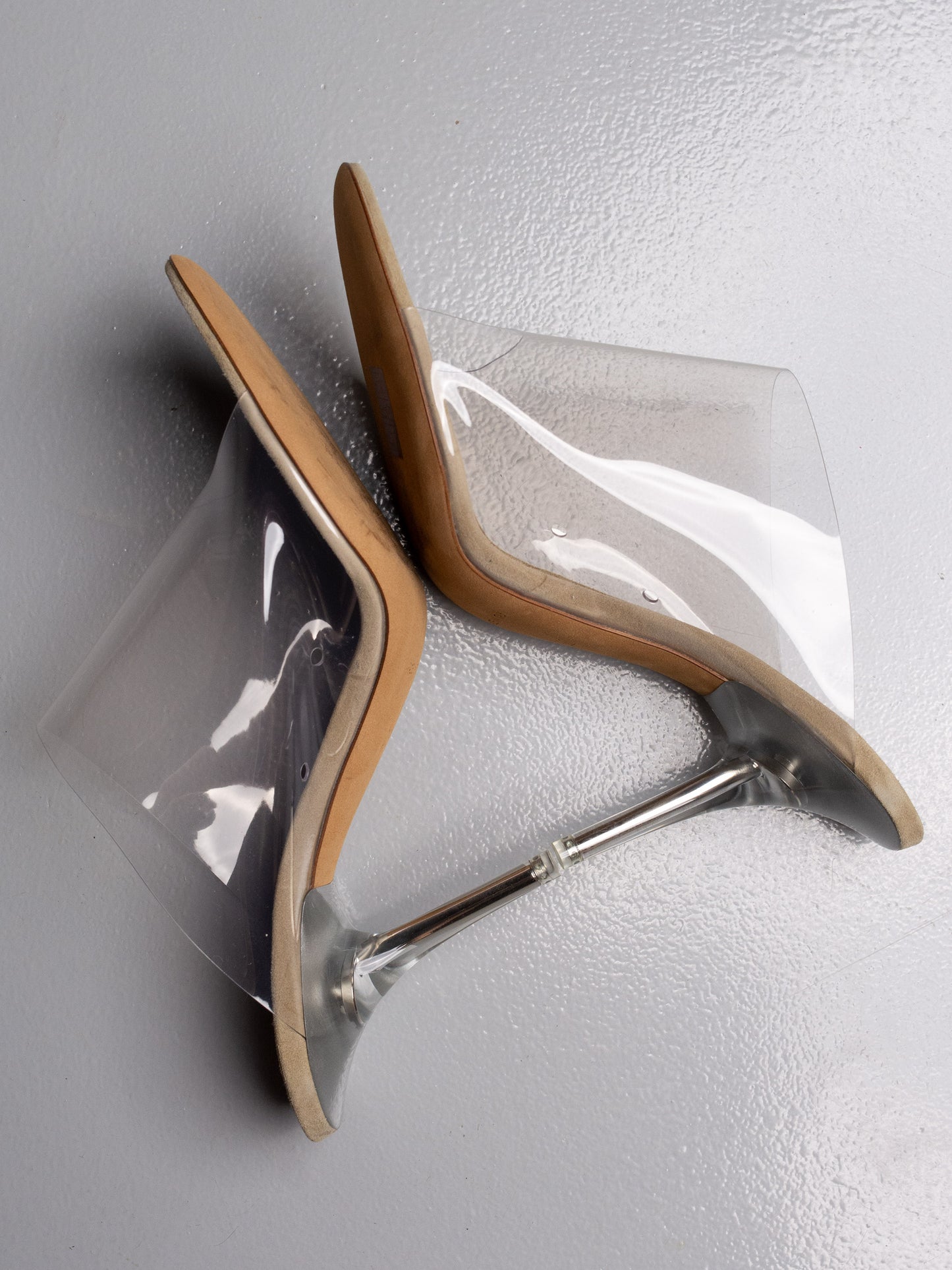 YEEZY Season 6 Clear PVC Mules (90mm heel) - size 38
