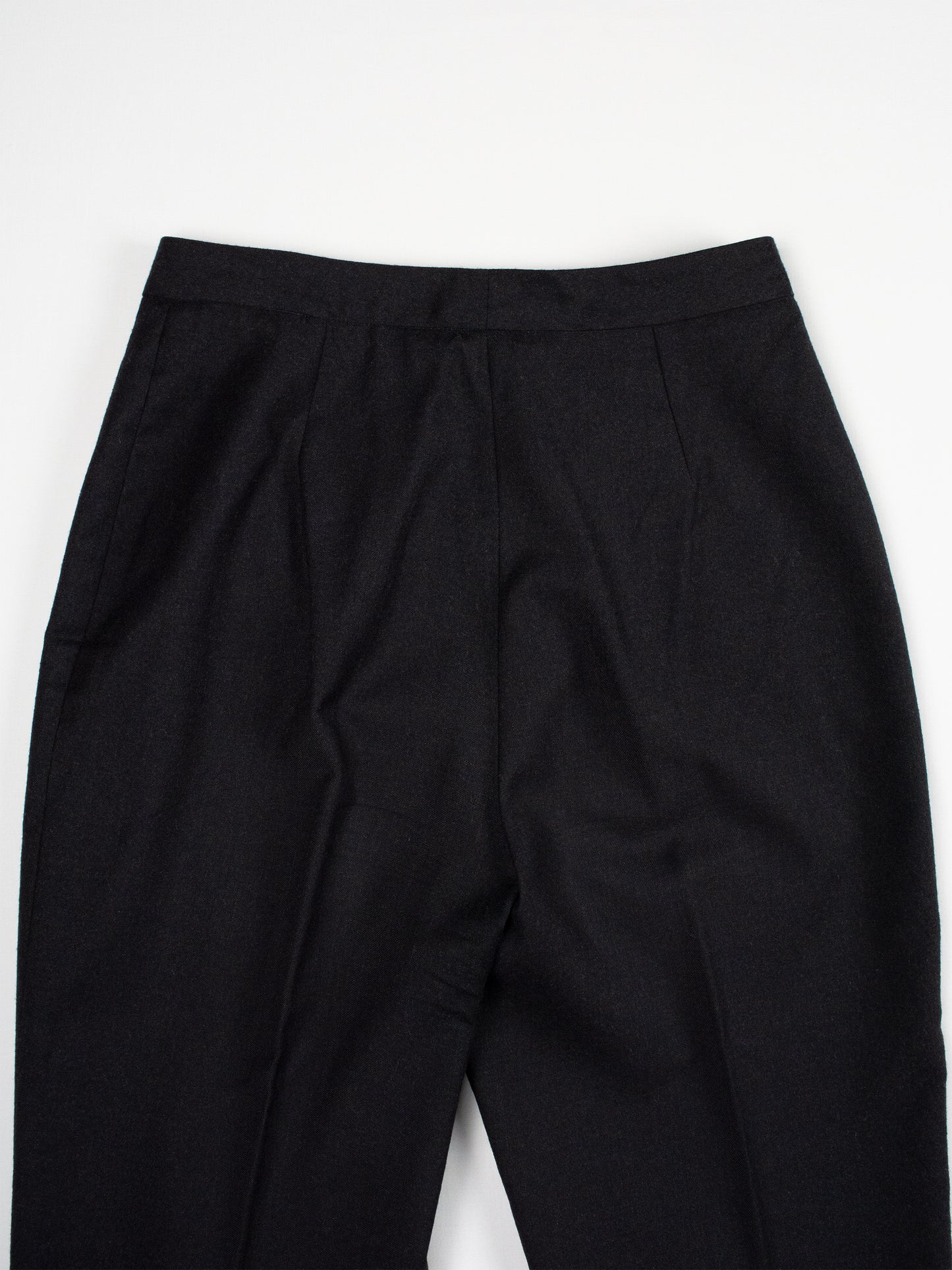 Helmut Lang - A/W 1992 - wool tapered pants (black) - women's size 42