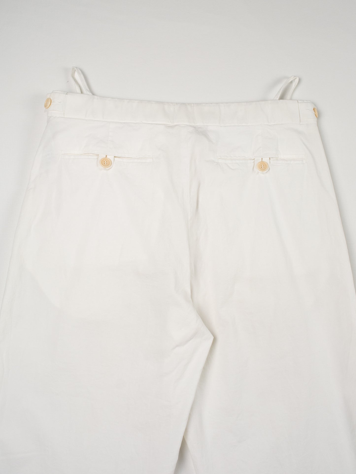 Helmut Lang - 2000s - stretch cotton pants (white) - men's size 46