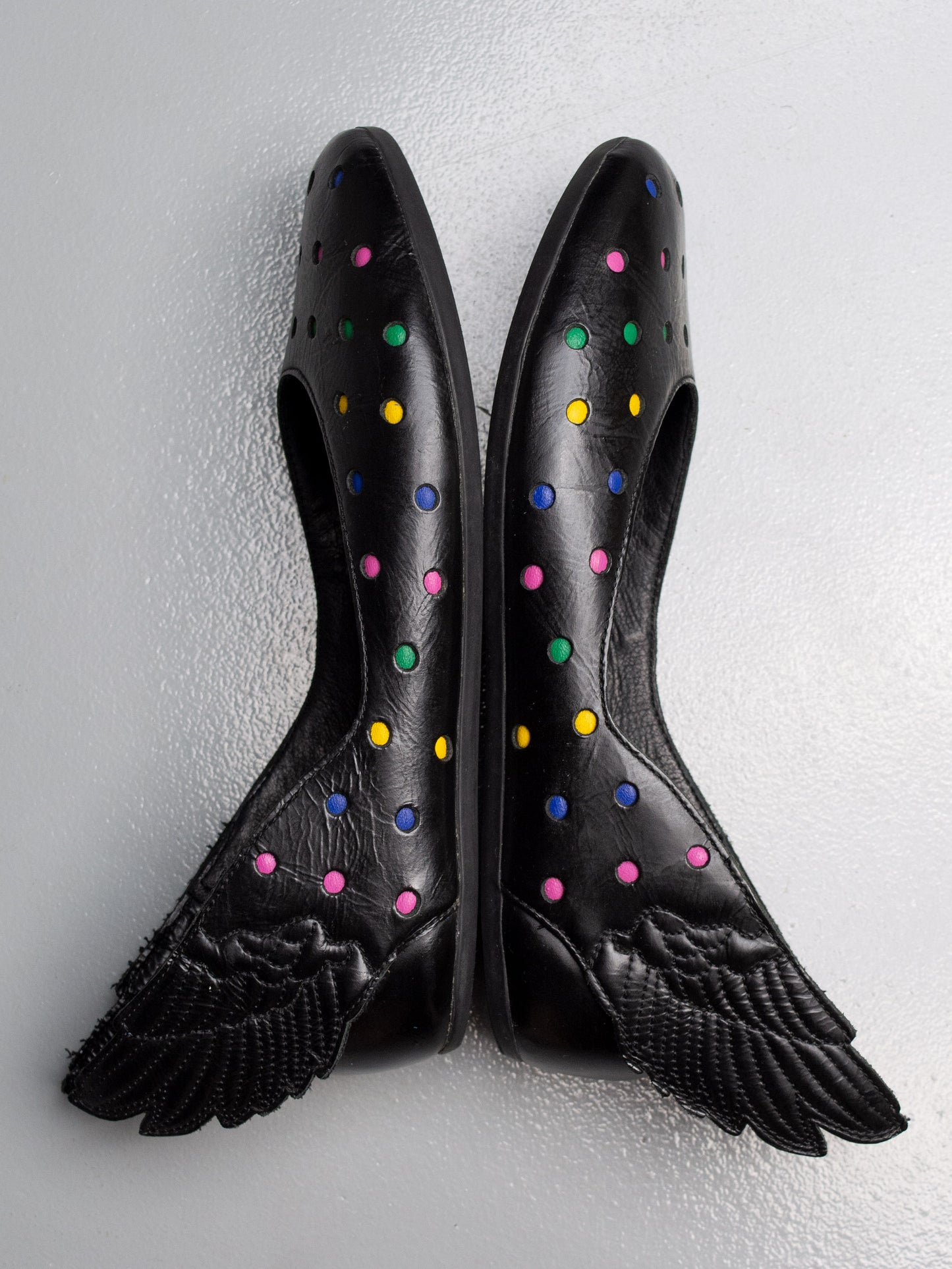 adidas Originals by Jeremy Scott S/S 2011 JS Wings Ballerina Polka Dot - size 39 1/3