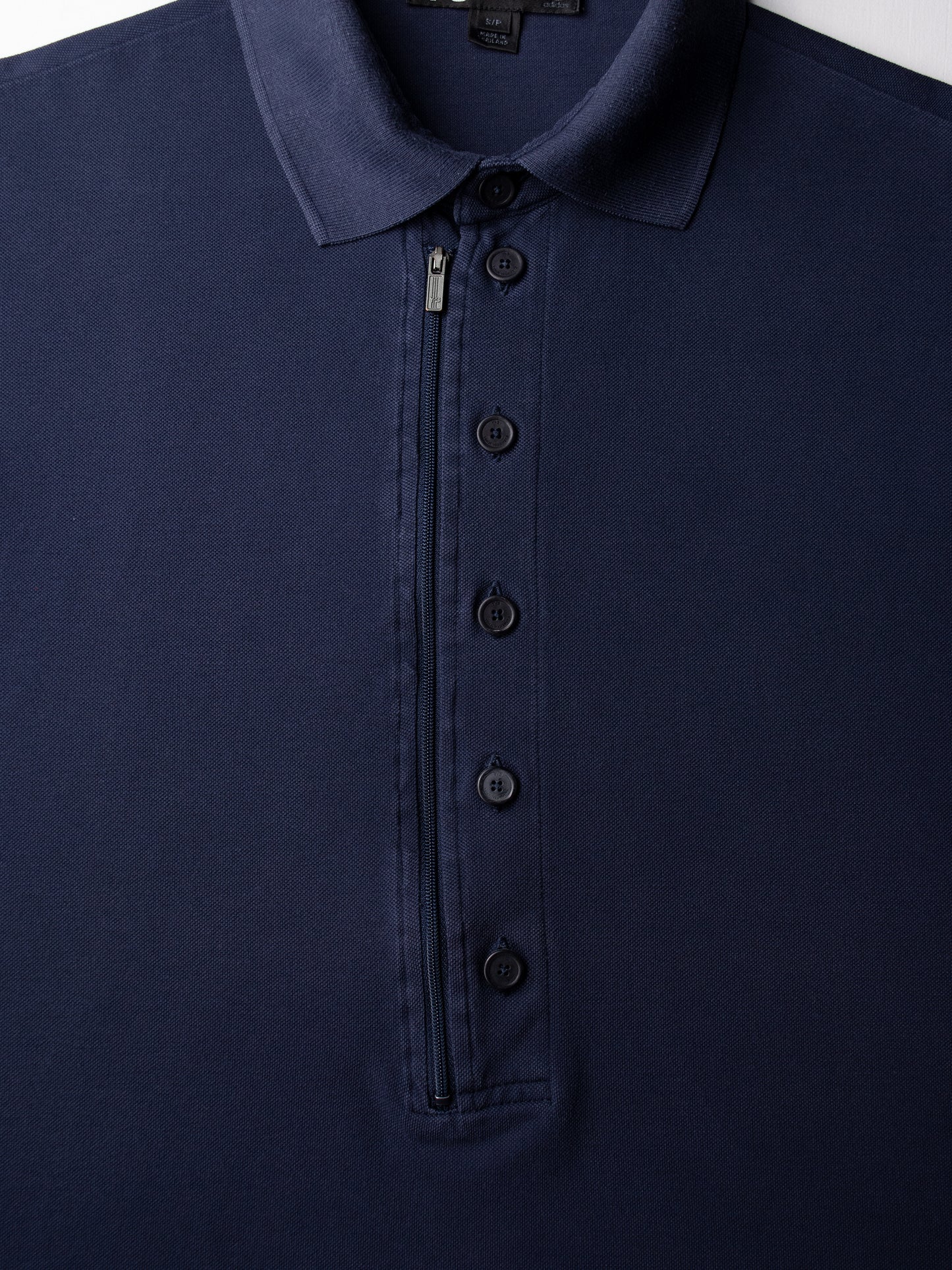 Y-3 - S/S 2010 - polo with zipper detail - size S