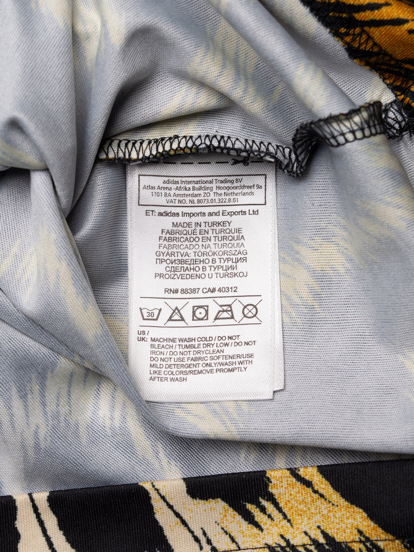 adidas Originals by Jeremy Scott - S/S 2014 - leopard print t-shirt - size M