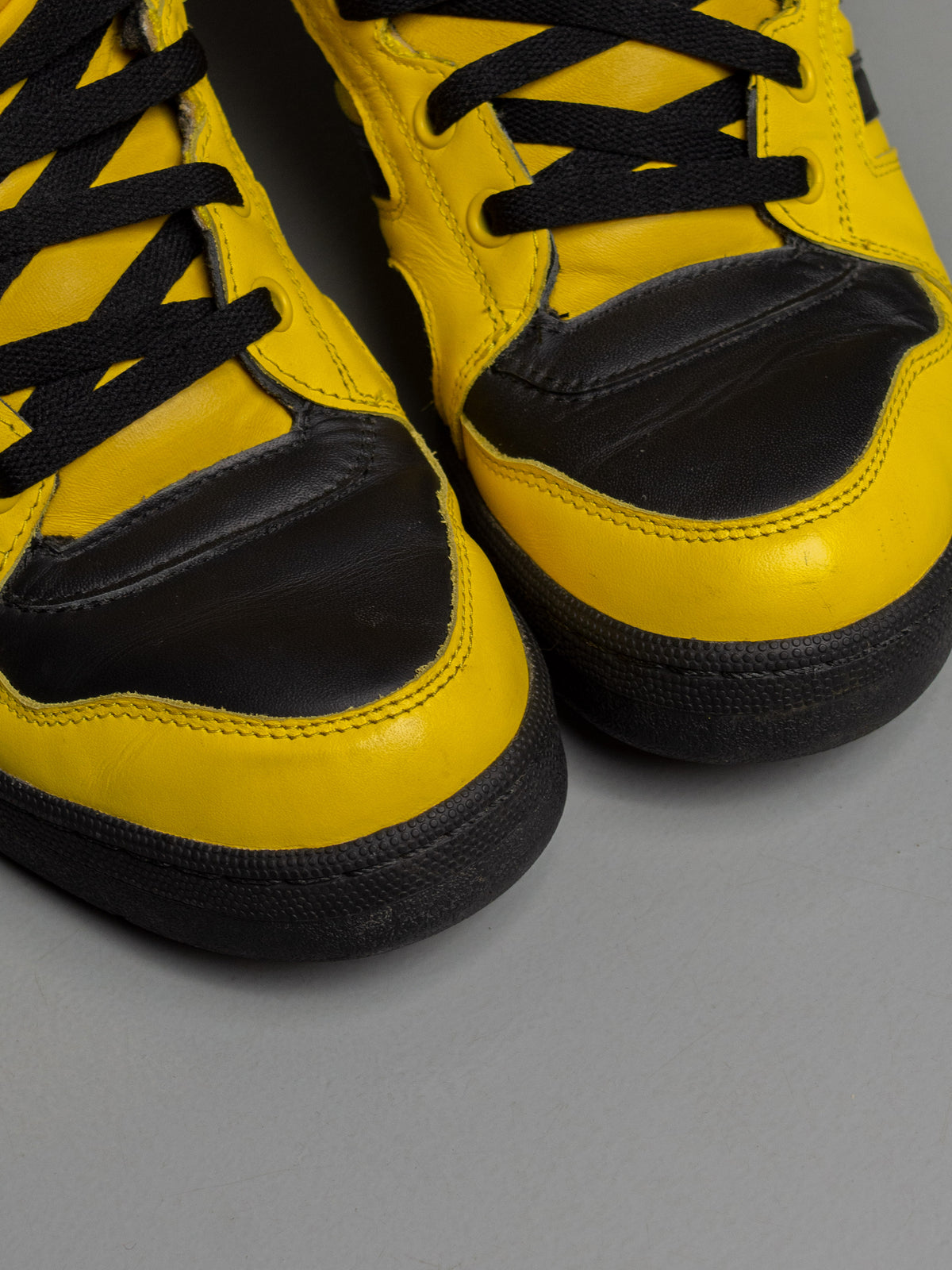 adidas Originals by Jeremy Scott S/S 2012 JS Instinct Hi (black/yellow) - size 43 1/3