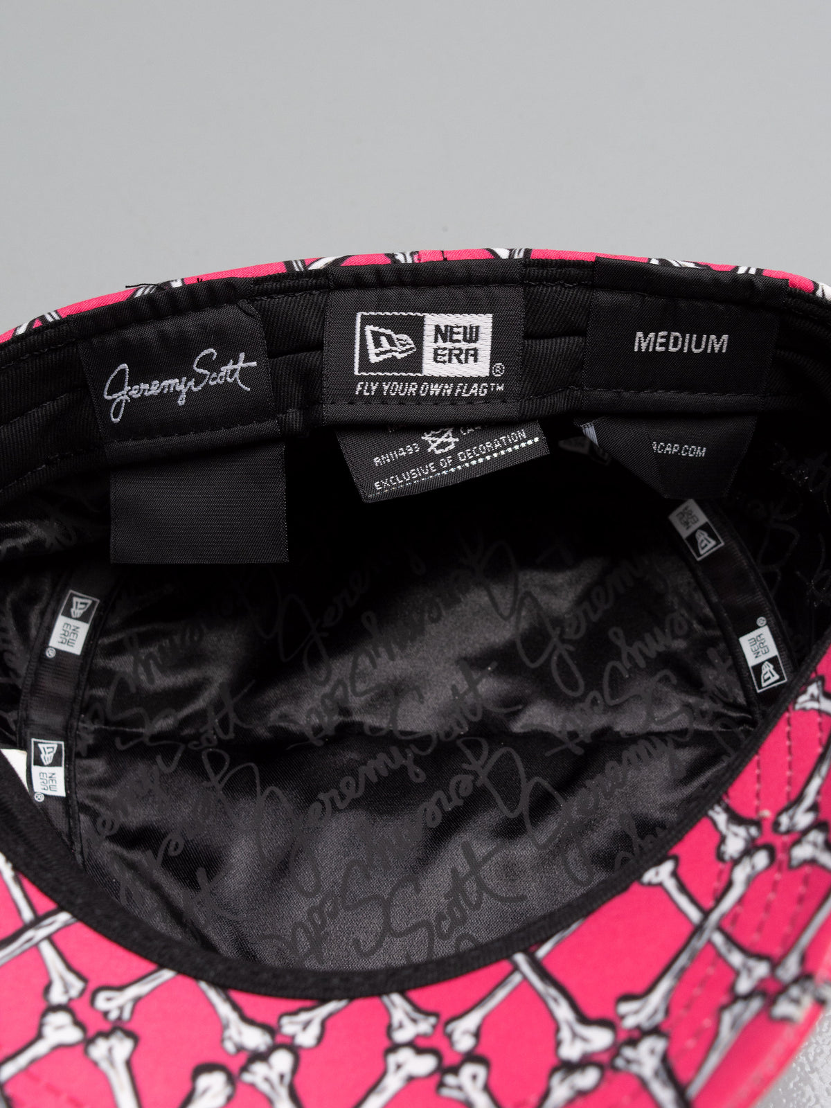 New Era X Jeremy Scott A/W 2013 Bones Argyle Military Cap - size M