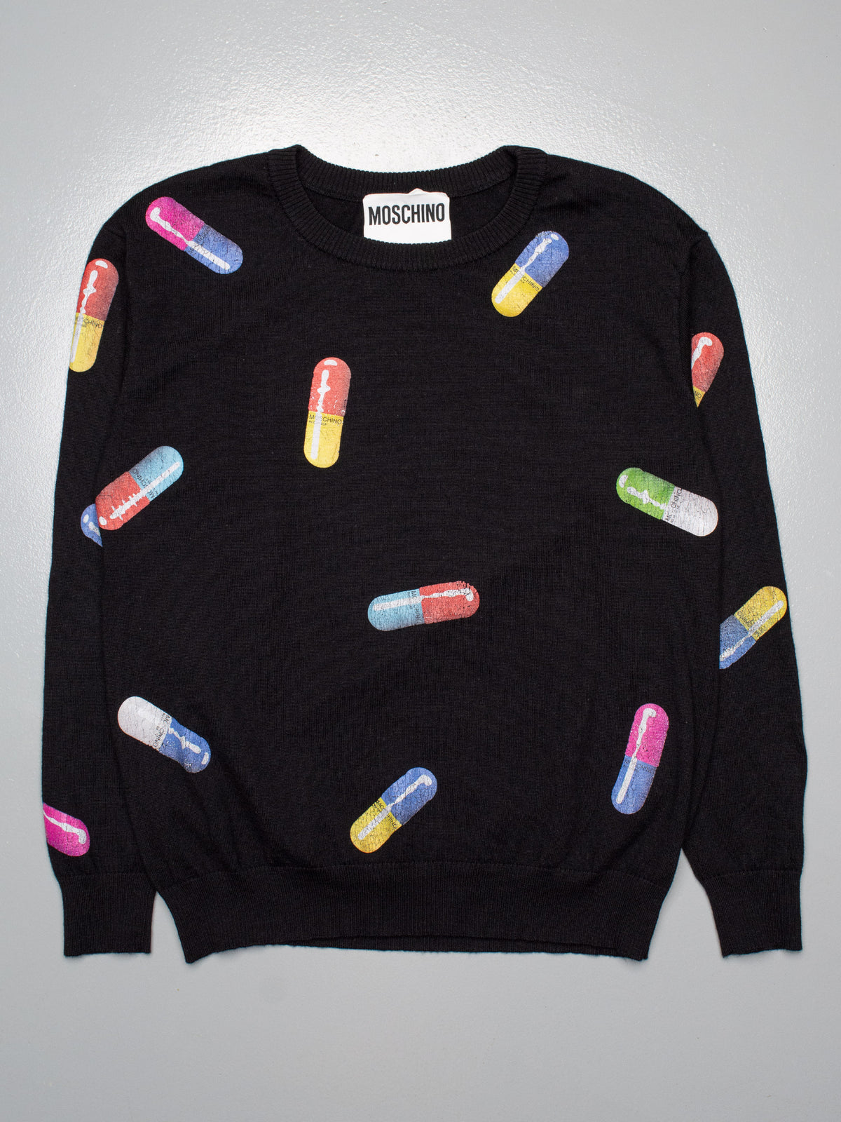 Moschino S/S 2017 pills sweater - women's size XS