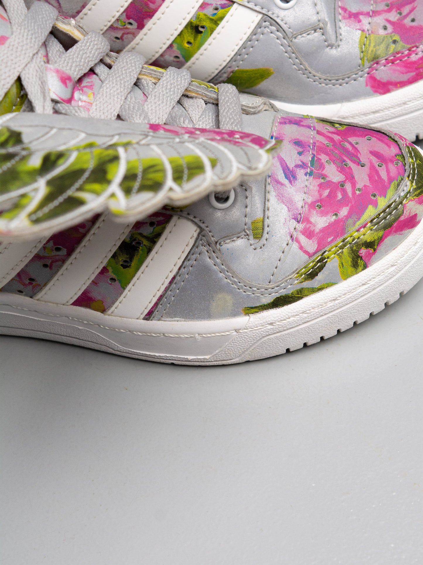 adidas Originals by Jeremy Scott S/S 2015 JS Wings Floral - size 37 1/3