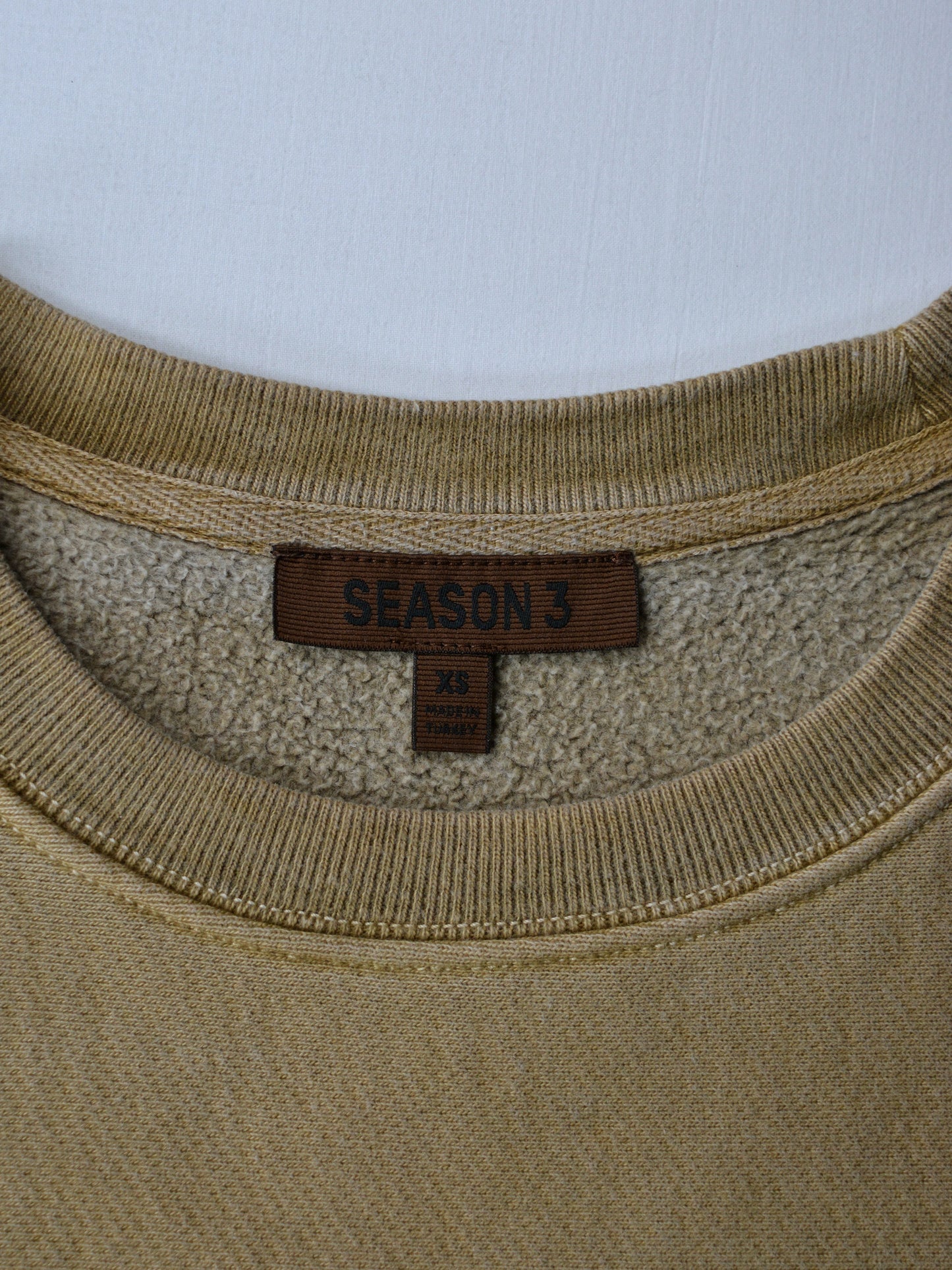 YEEZY Season 3 (2016) - Fleece Crew Sweat (Earth) - size XS