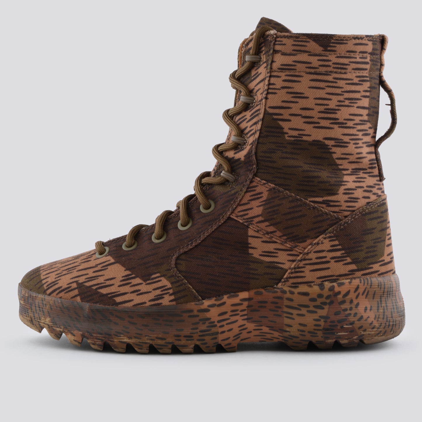 YEEZY Season 6 (2018) - Washed Canvas Military Boot (Splinter Camo) - size 41