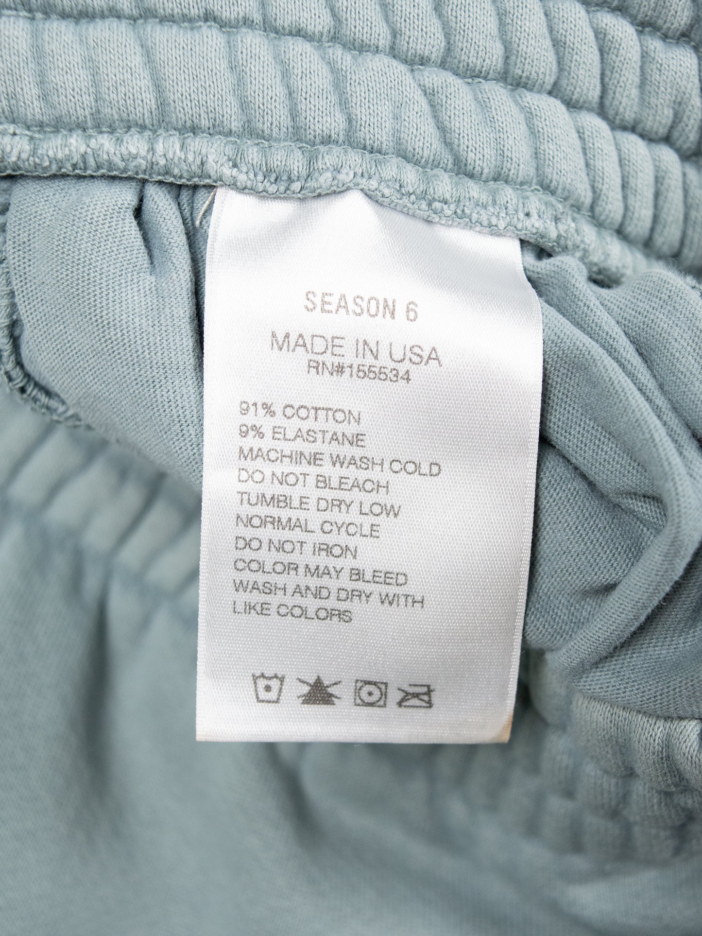 YEEZY Season 6 (2018) - sweatpants (Glacier) - men's size M