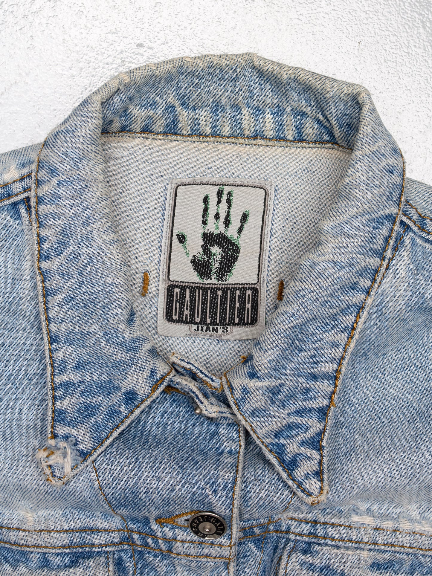 vintage Gaultier Jean's women's denim jacket - size 40