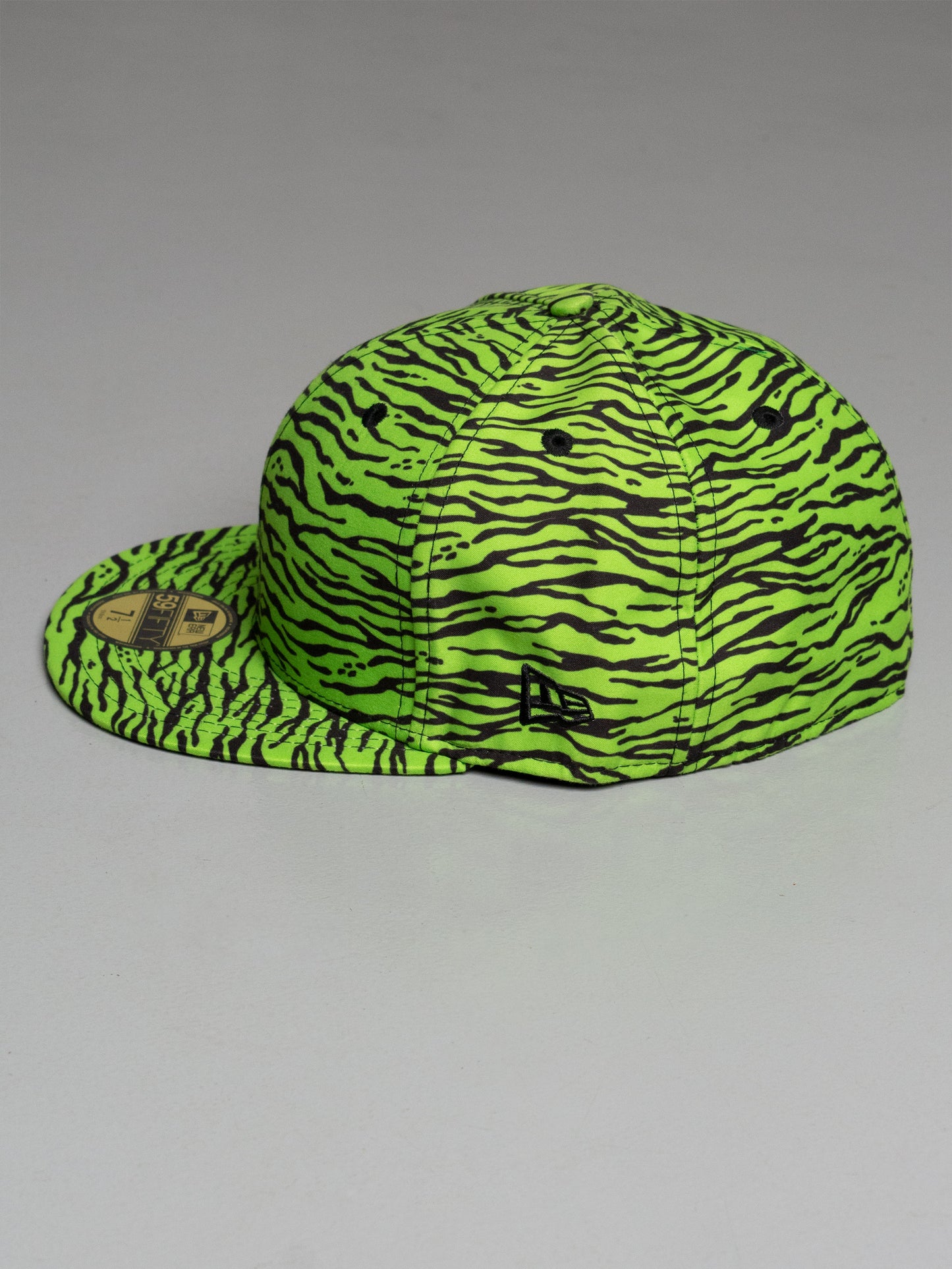 New Era X Jeremy Scott - A/W 2013 - Green Zebra 59Fifty fitted cap - size 7 1/2