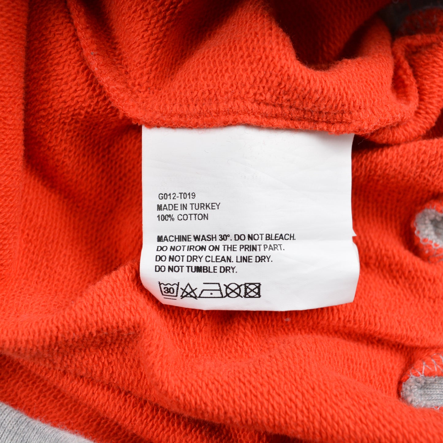 Gosha Rubchinskiy - S/S 2018 - combo hoodie (red) - size XS