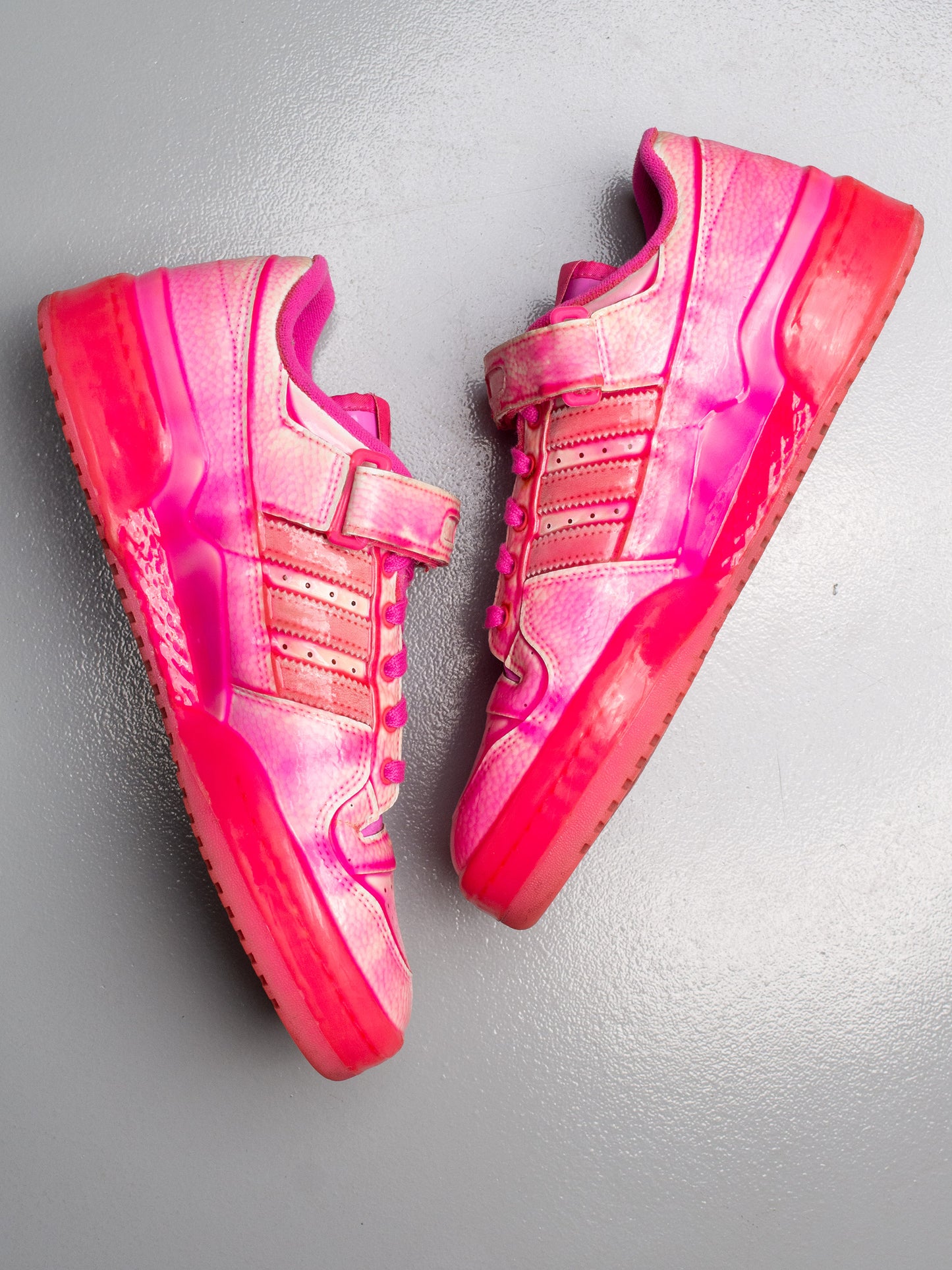 adidas Originals X Jeremy Scott 2021 JS Forum Dipped Low "Solar Pink" - size 44