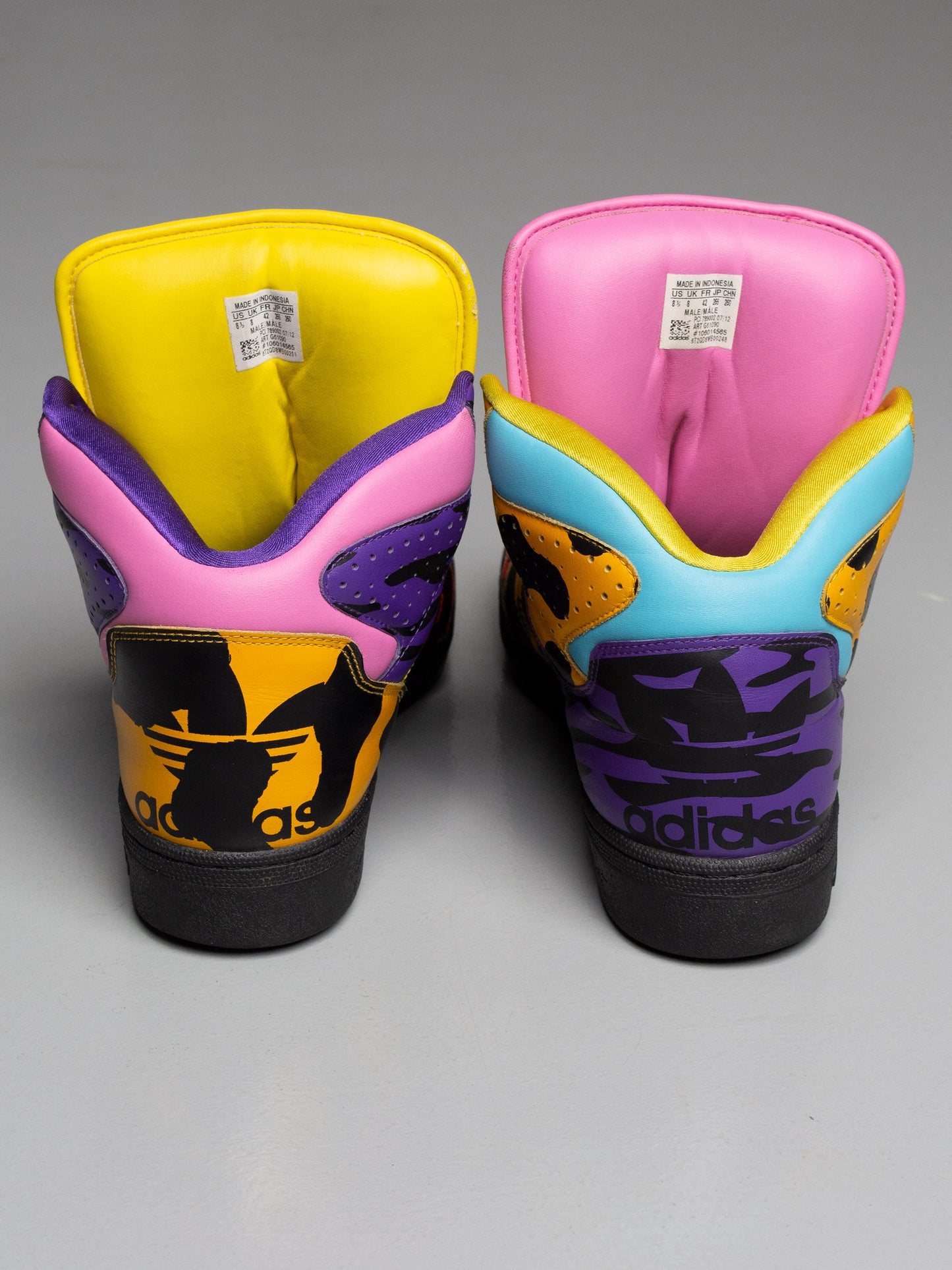 adidas Originals by Jeremy Scott A/W 2012 JS Instinct Hi (Multicolor) - size 42