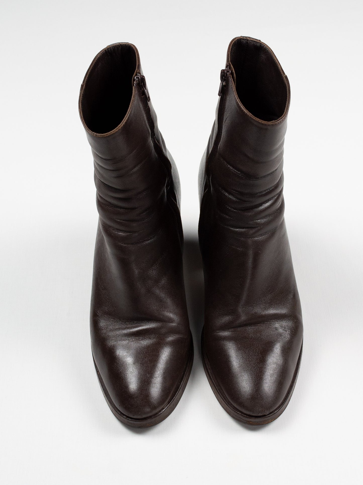 A.F.Vandevorst - nappa leather ankle boots (brown) - size 41