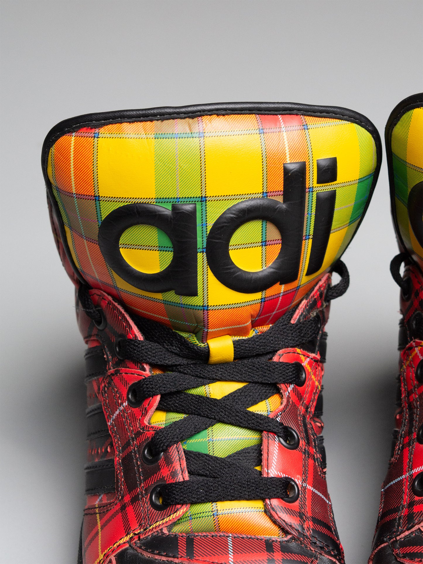 adidas Originals by Jeremy Scott S/S 2013 JS Instinct Hi "Plaid" - size 42