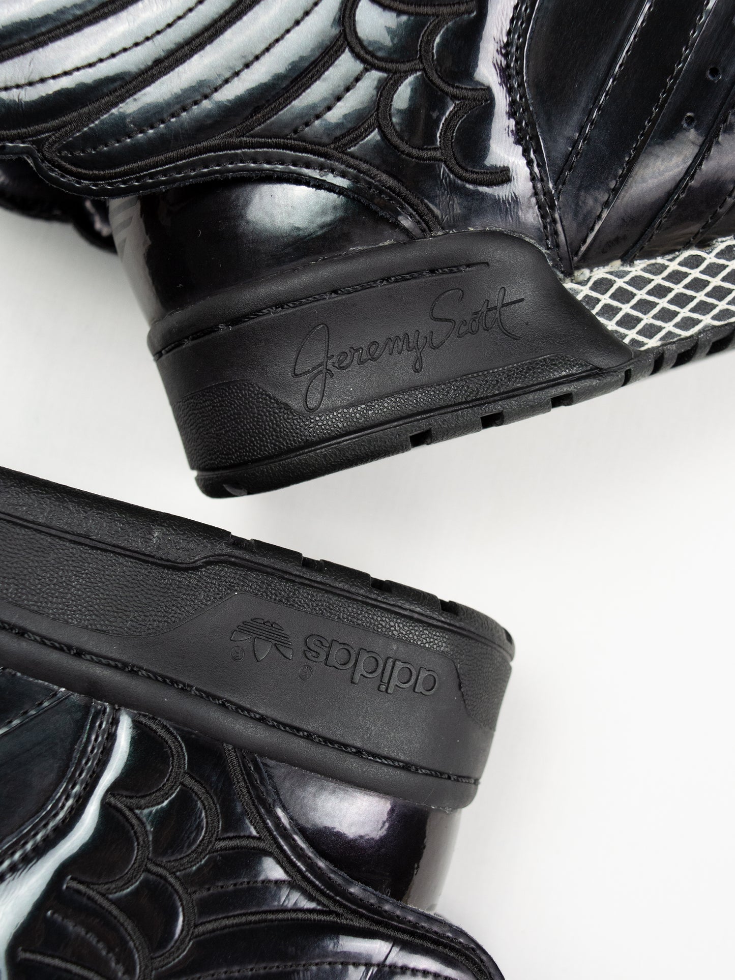 adidas Originals by Jeremy Scott - S/S 2013 - JS Wings 2.0 "Patent Black" - size 43 1/3