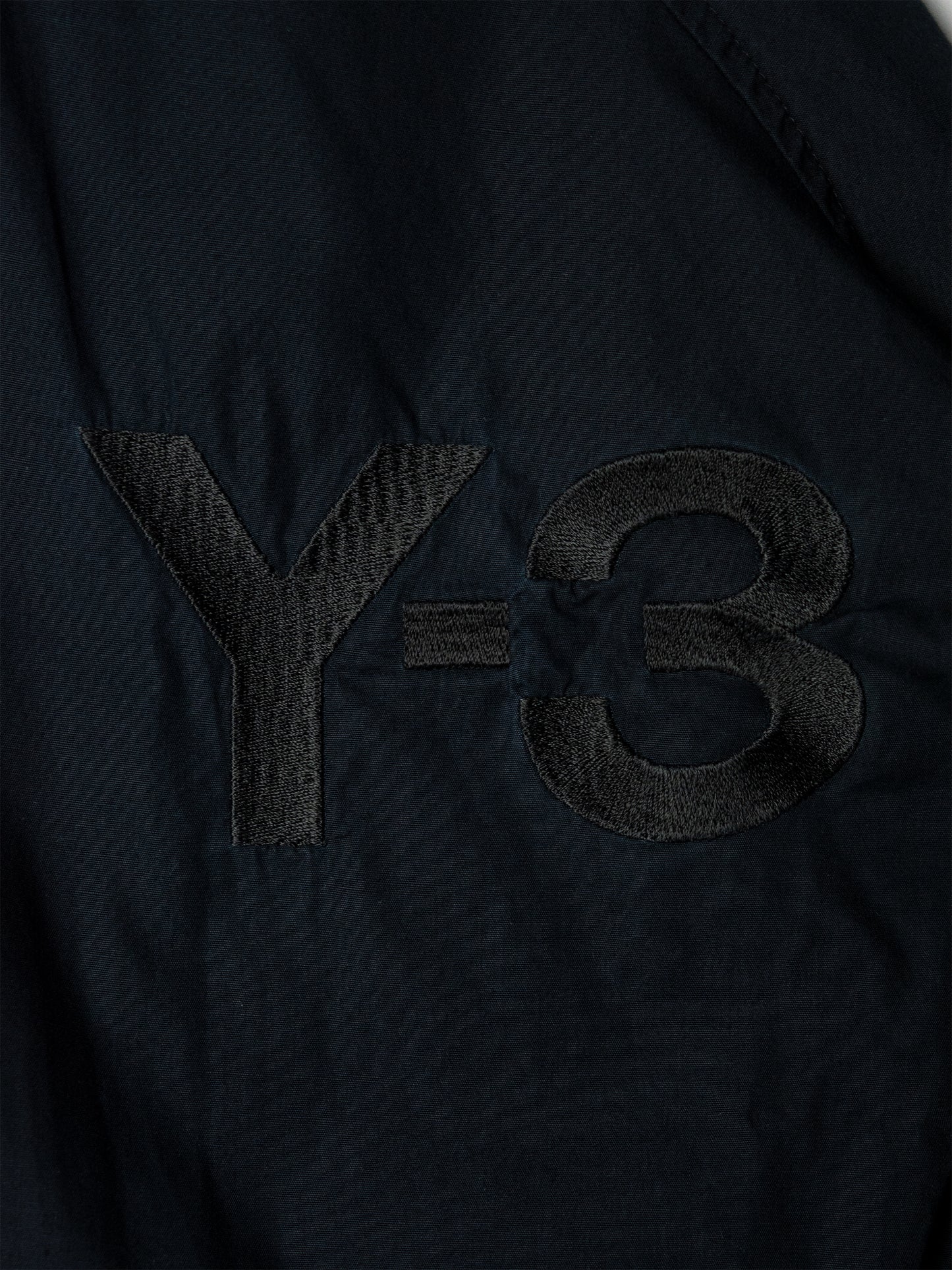 Y-3 - A/W 2006 - zip-up shirt with hidden side pockets (navy) - men's size M
