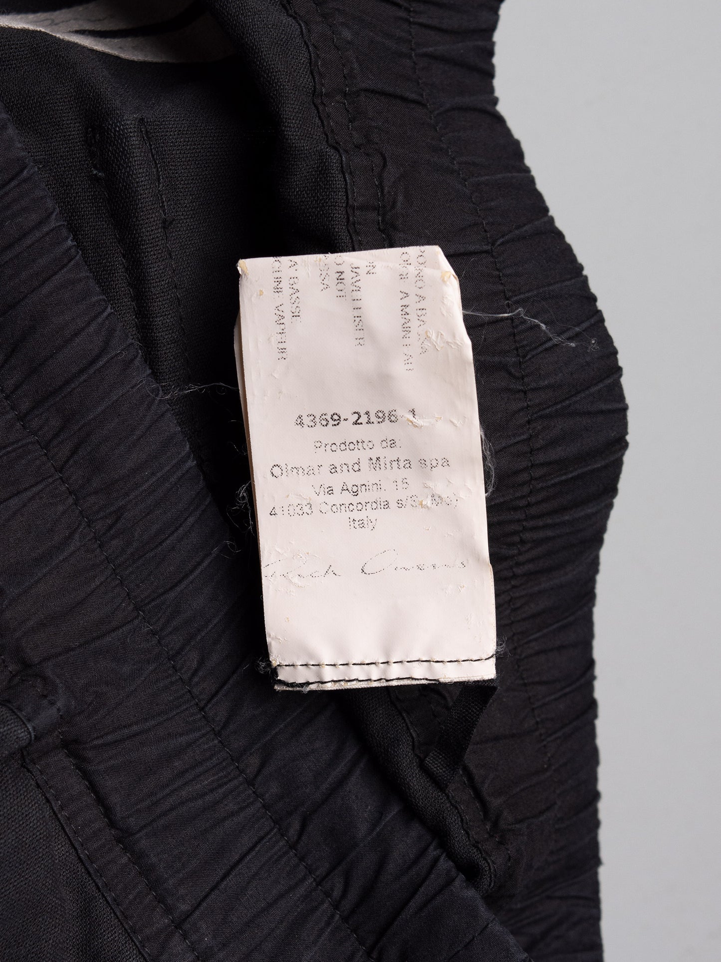 Rick Owens - S/S 2015 - cotton shorts - men's size 46