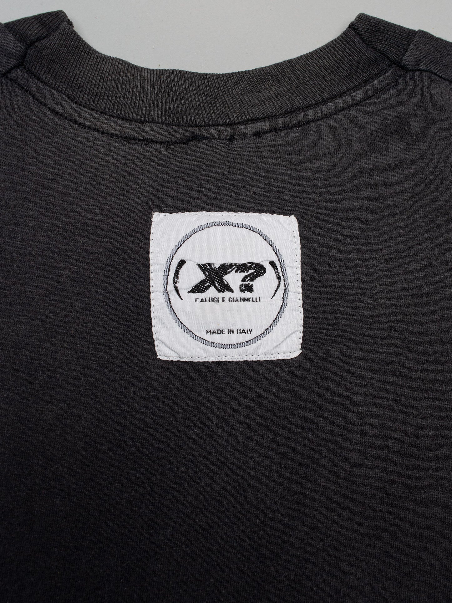 (X?) by Calugi e Giannelli - (vintage) - magnifying glass t-shirt - size L