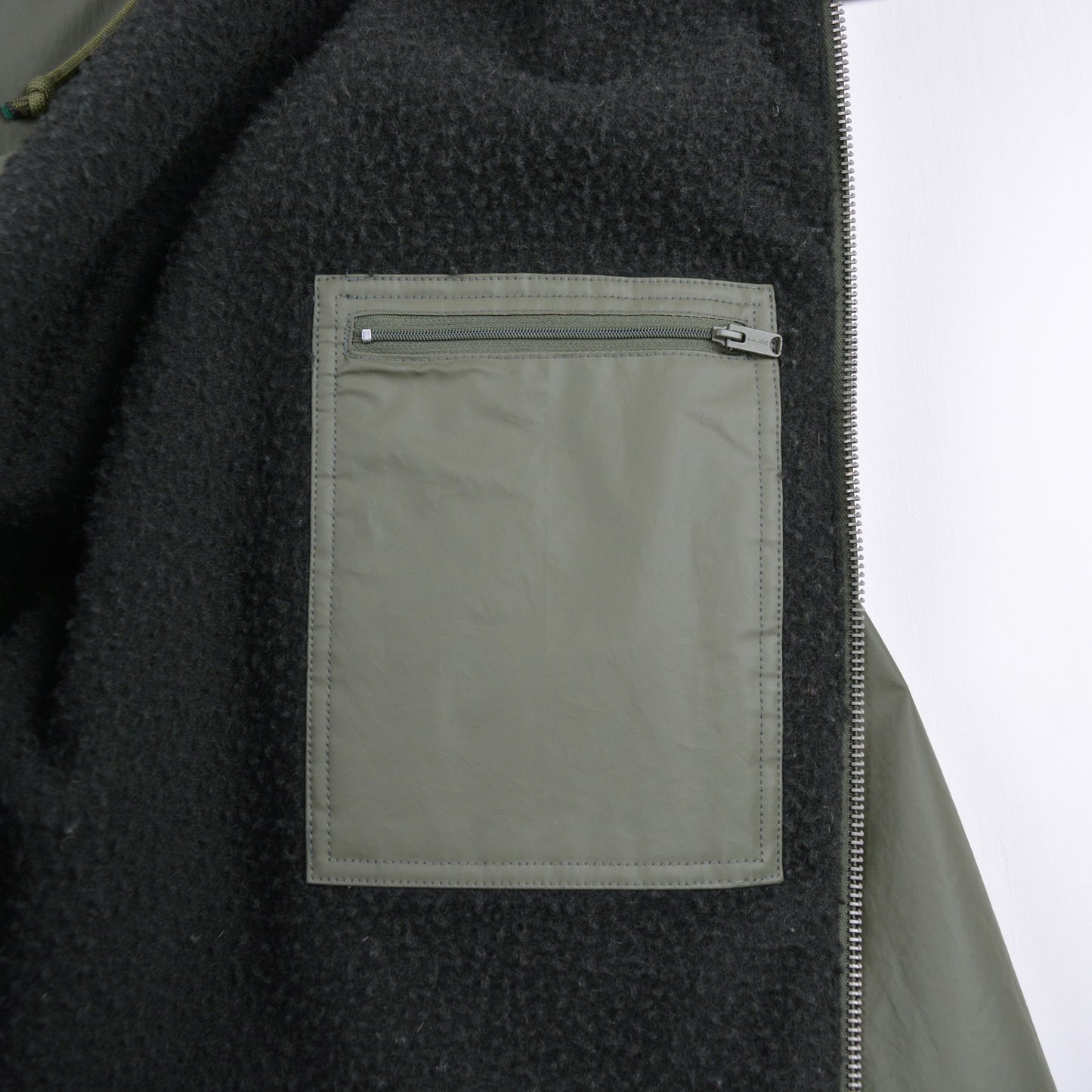 YEEZY Season 3 (2016) - Waxed Cotton Anorak (Military Stone) - size M