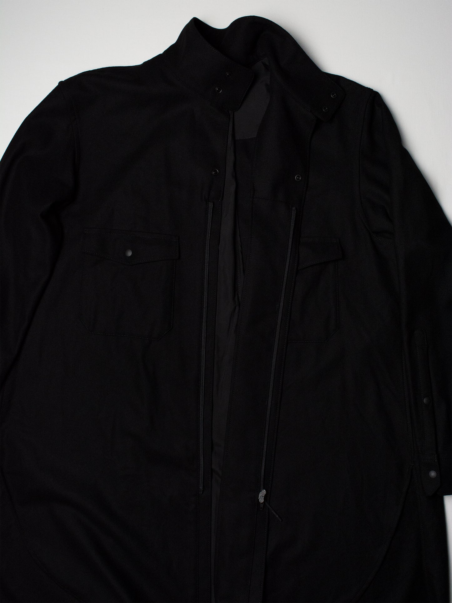Y-3 - A/W 2020 - Classic Wool Flannel Shirt (Black) - size M