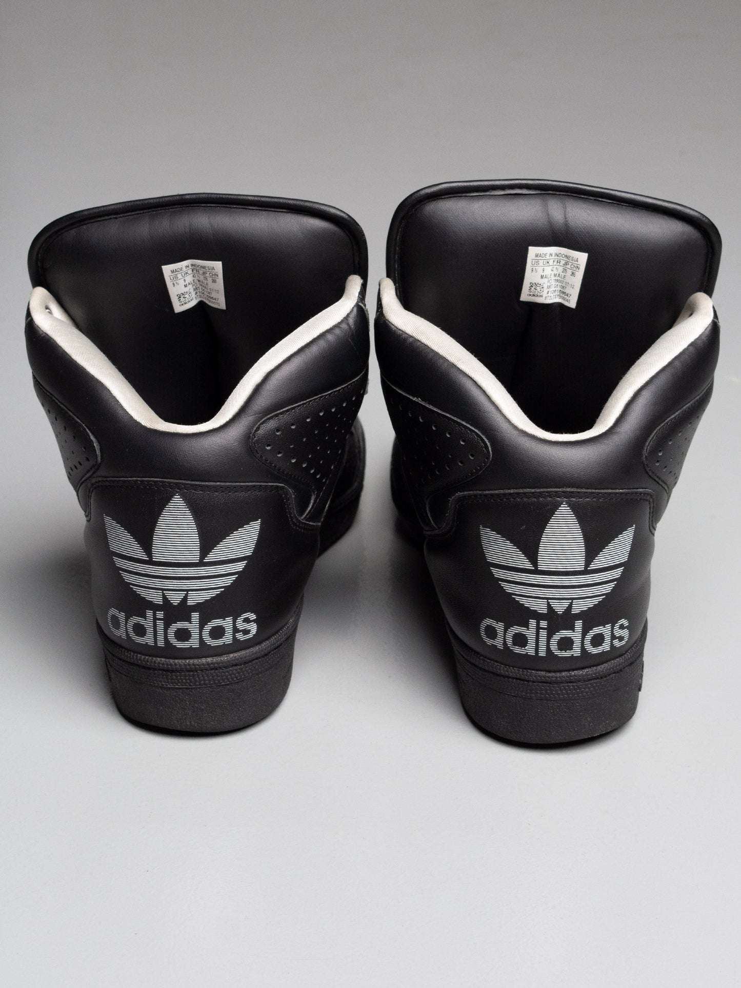 adidas Originals by Jeremy Scott A/W 2012 JS Instinct Hi (Black) - size 43 1/3