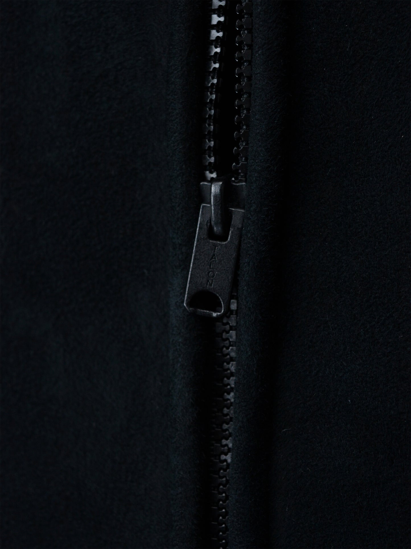 YEEZY Season 5 (2017) - hooded shearling jacket (Ink) - size S