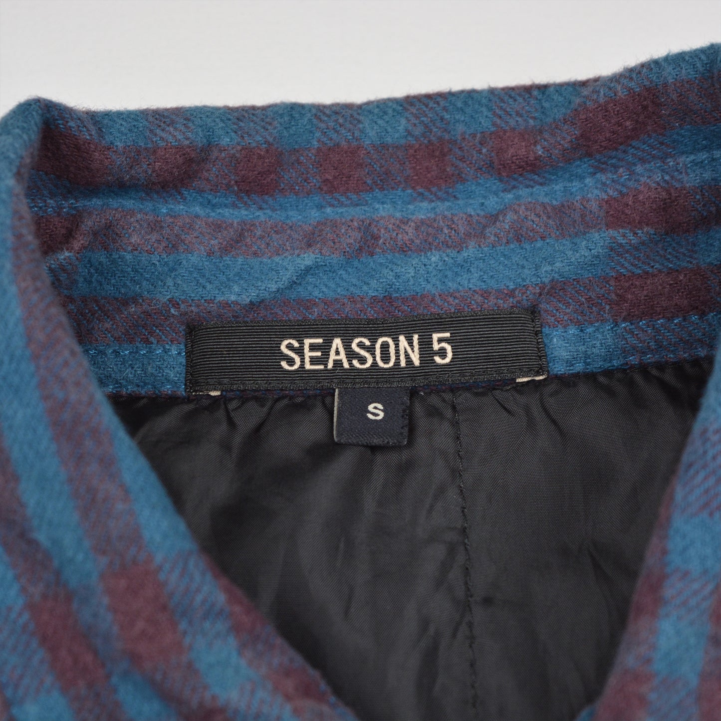YEEZY Season 5 (2017) - classic oversized check flannel overshirt - size S