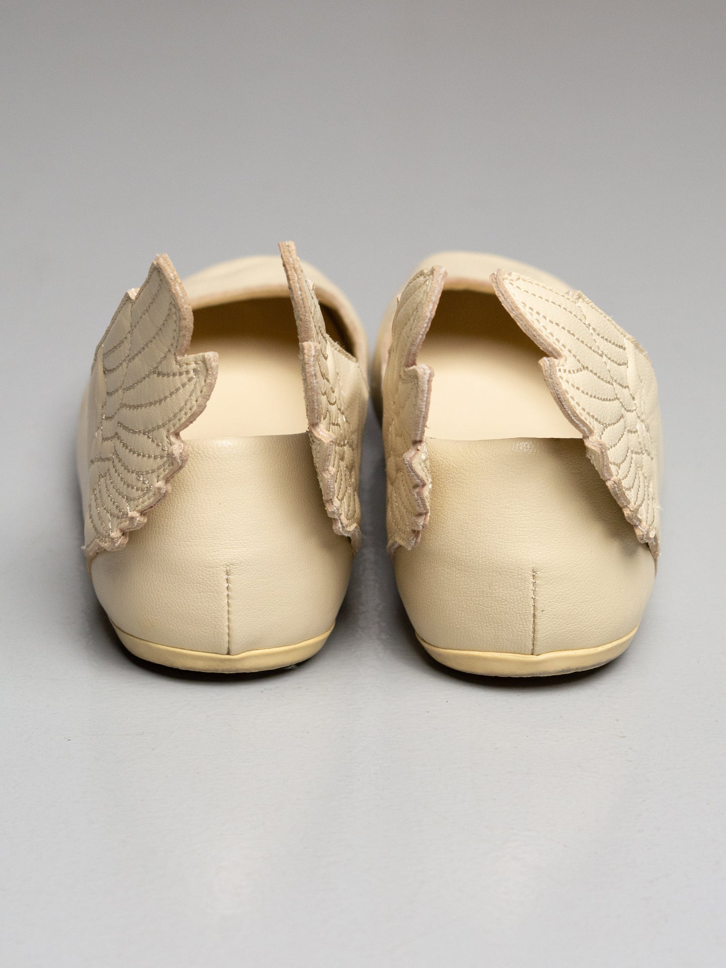 (factory sample) adidas Originals by Jeremy Scott S/S 2013 JS Wings Ballerinas (beige) - size 38 2/3