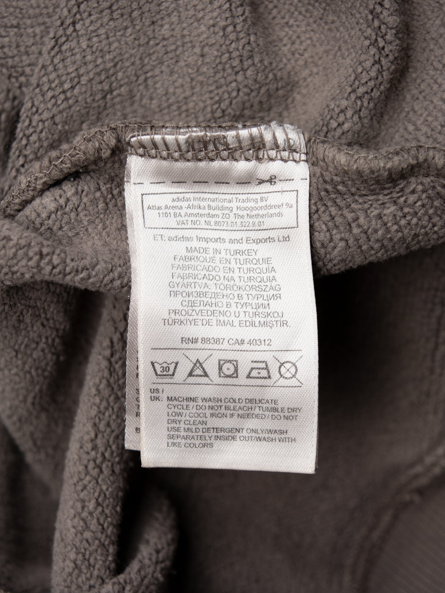 YEEZY Season 1 (2015) - half-zip hoodie (Mole) - men's size S