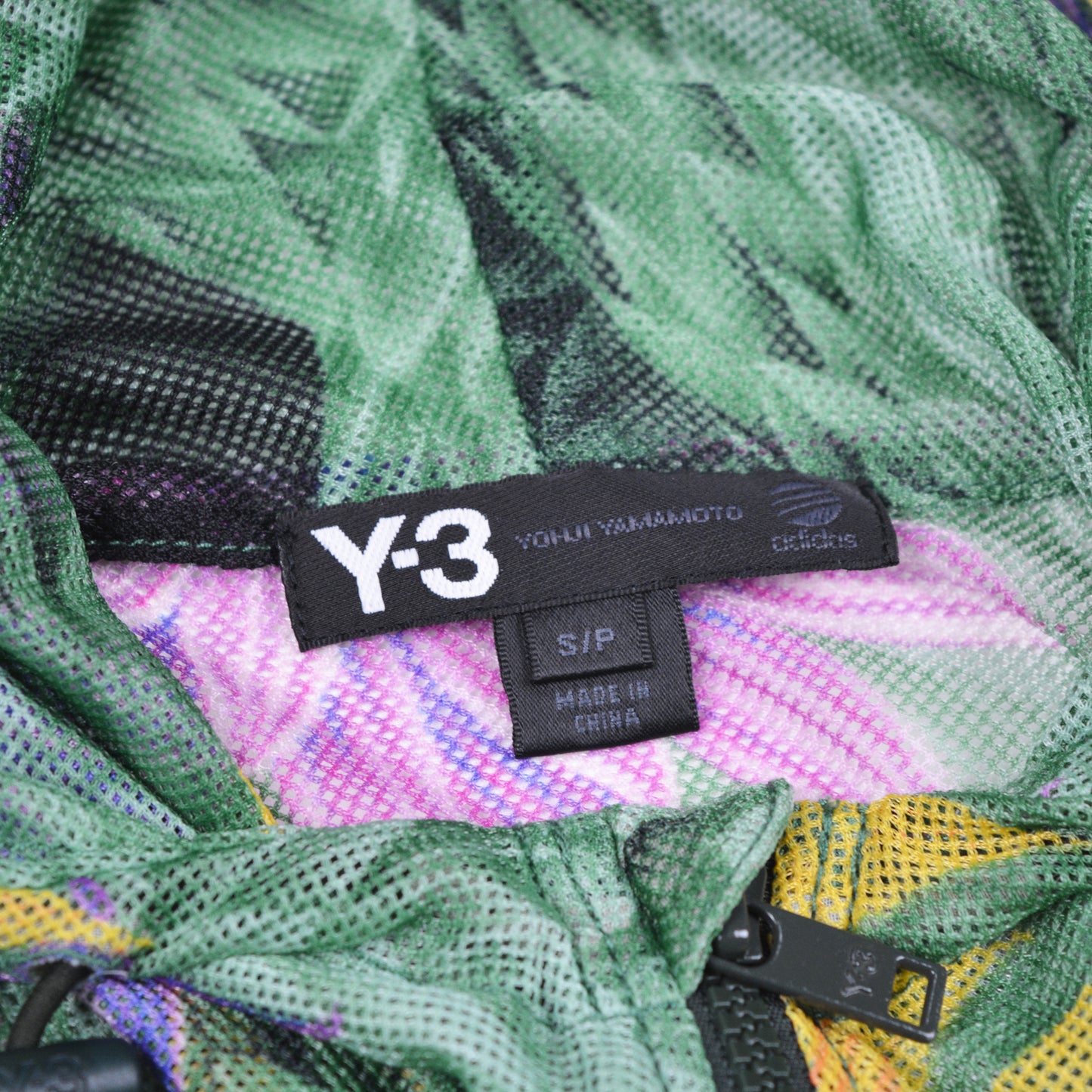 Y-3 - S/S 2013 - (sample) flower mesh oversized hoded jacket - size S