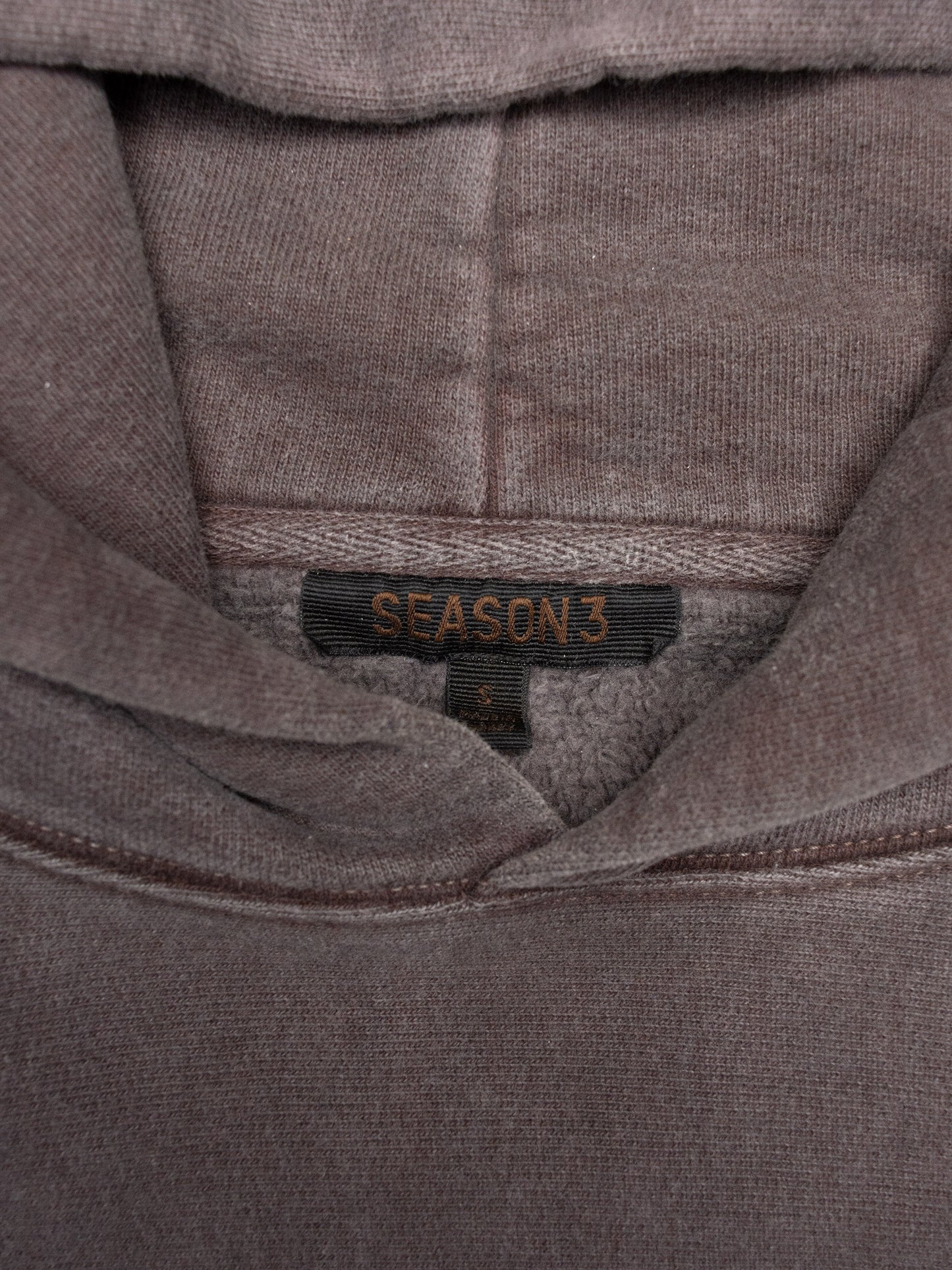 YEEZY Season 3 Onyx Dark fleece hoodie - size S