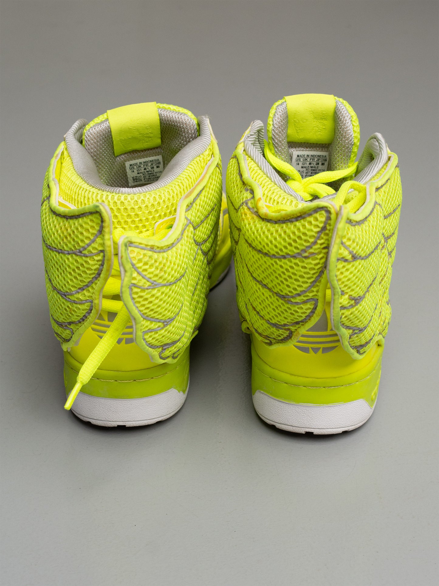 adidas Originals by Jeremy Scott S/S 2014 JS Mesh Wings 2.0 (yellow) - size 49 1/3