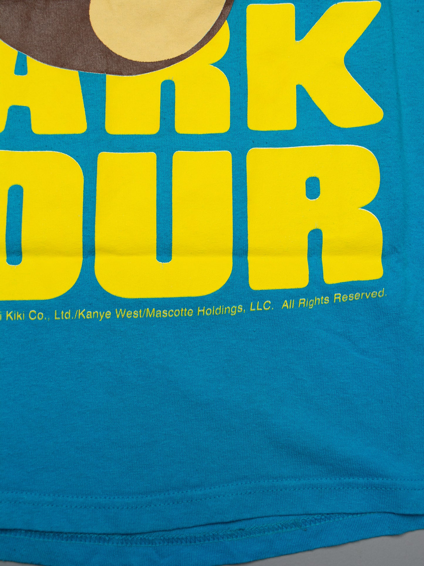 2007 Kanye West Glow In The Dark Tour t-shirt - size S