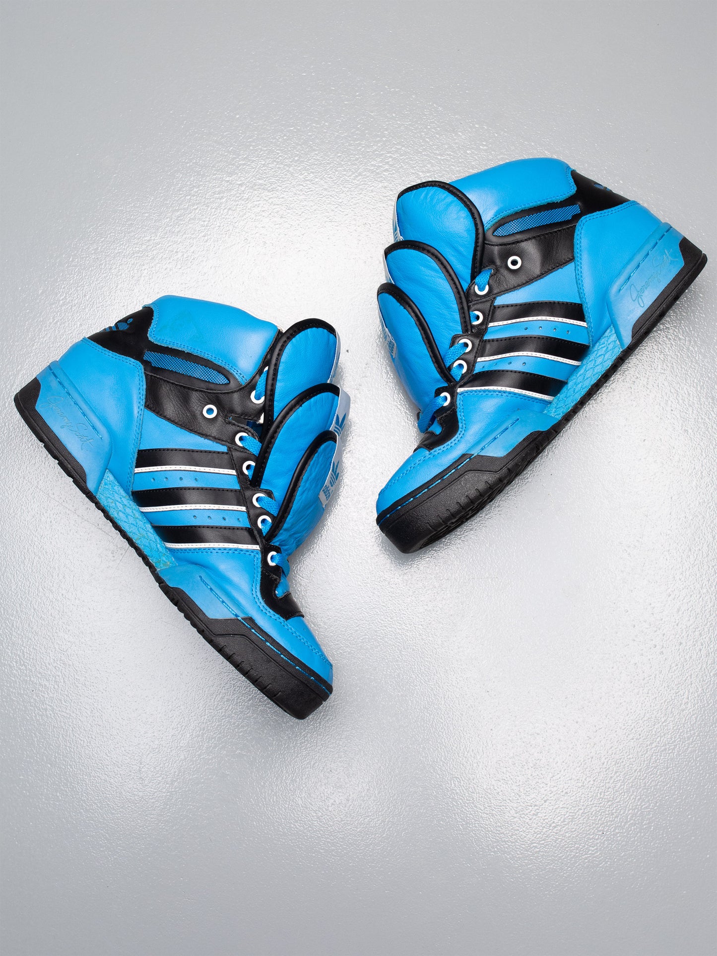 (sample) adidas Originals by Jeremy Scott S/S 2015 JS 3 Tongue (Blue) - size 42 2/3