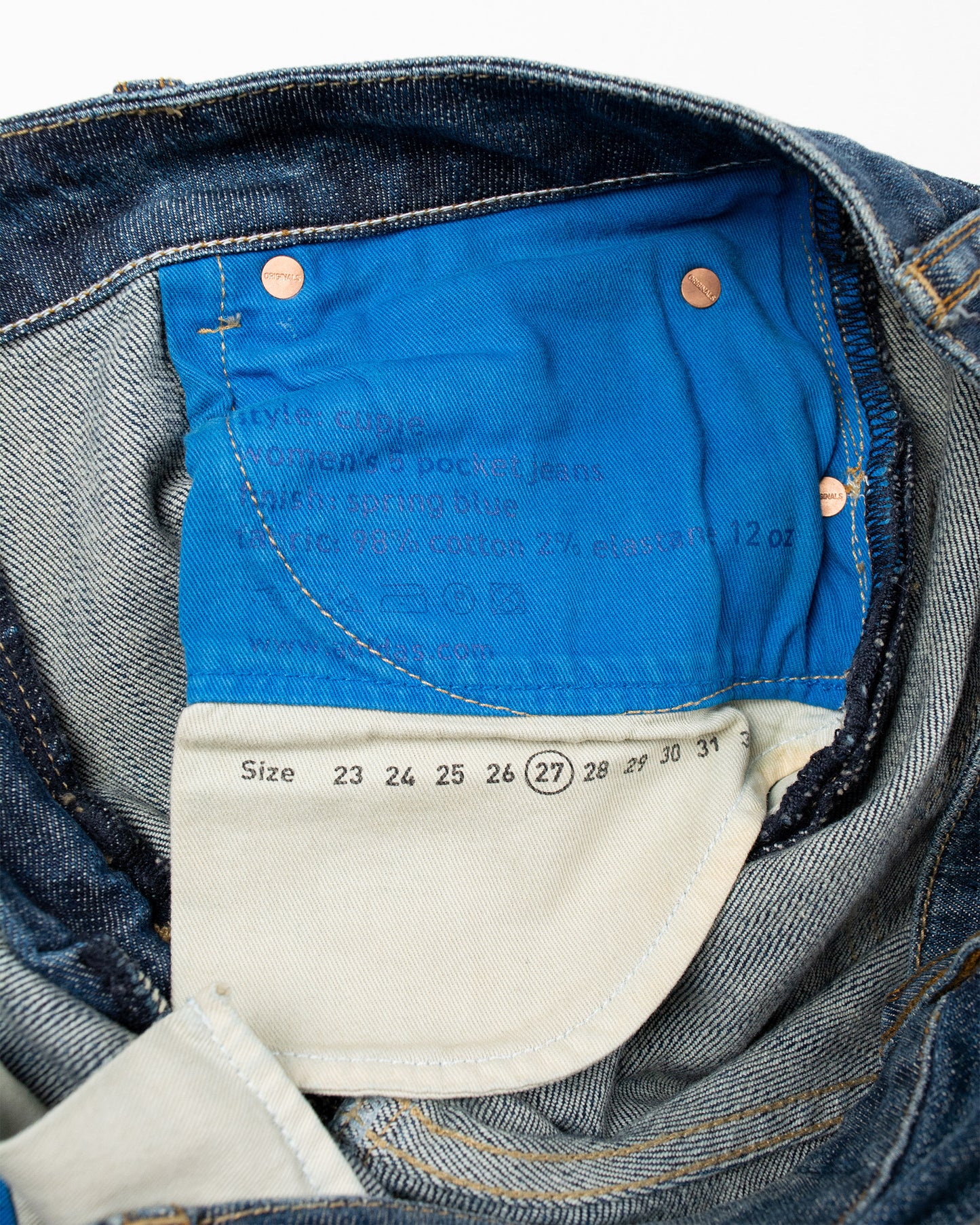 adidas Originals by Jeremy Scott - A/W 2011 - Wings Cupie JS skinny jeans - size 27