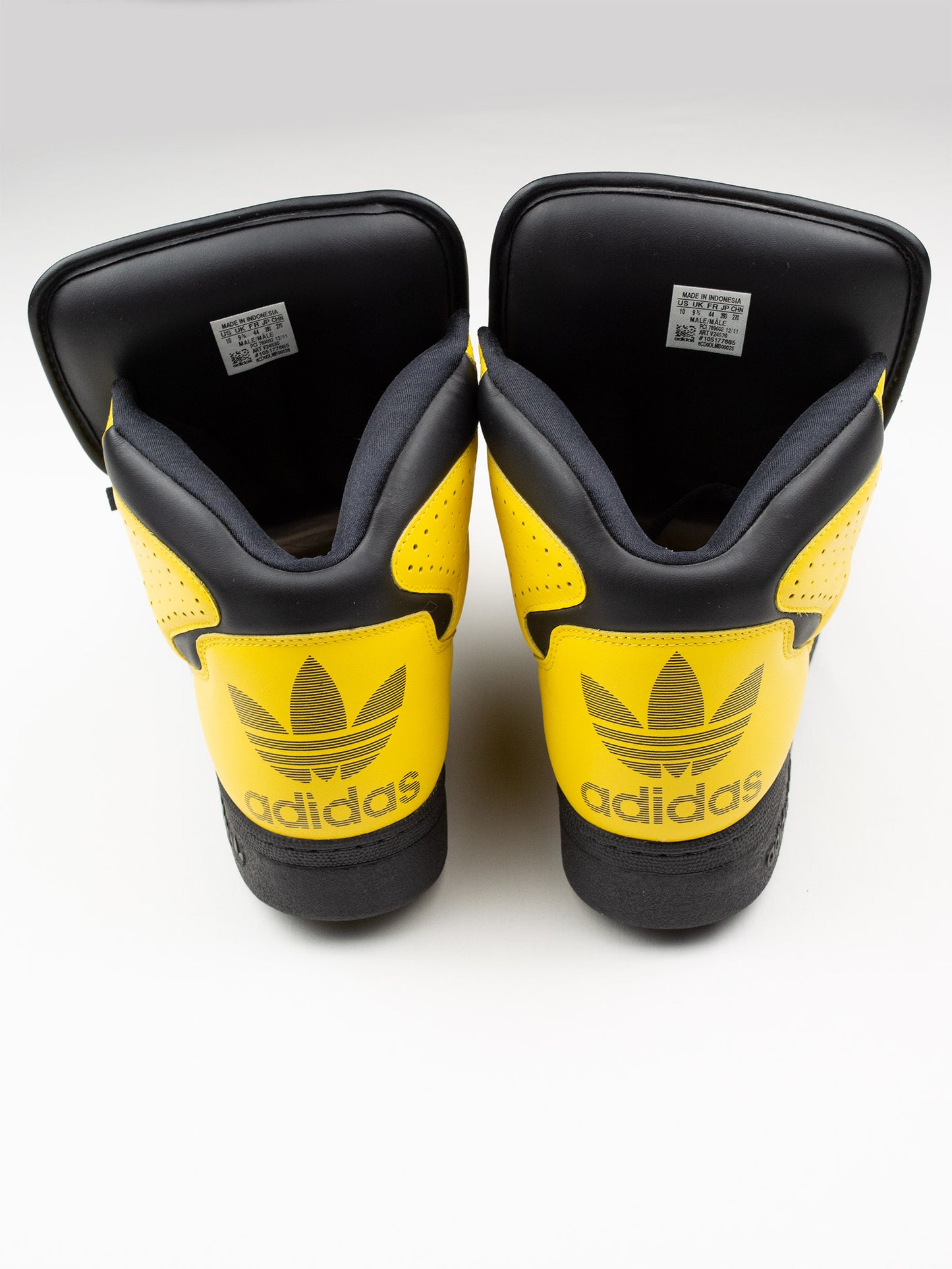 adidas Originals by Jeremy Scott - S/S 2012 Instinct Hi (Black/Yellow) - size 44