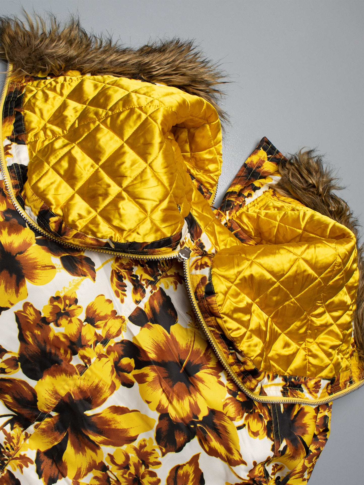 adidas Originals by Jeremy Scott - A/W 2013 - Golden Flower Down Jacket - size M