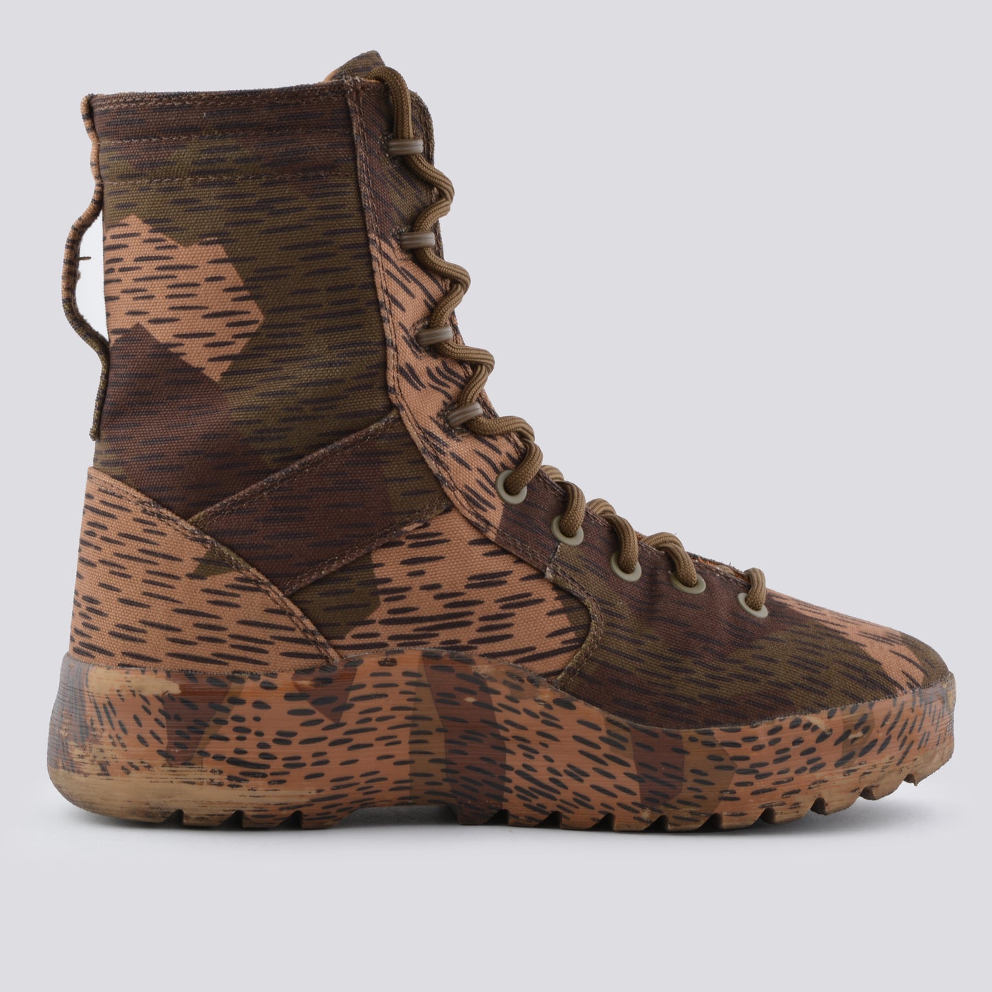 YEEZY Season 6 (2018) - Washed Canvas Military Boot (Splinter Camo) - size 41