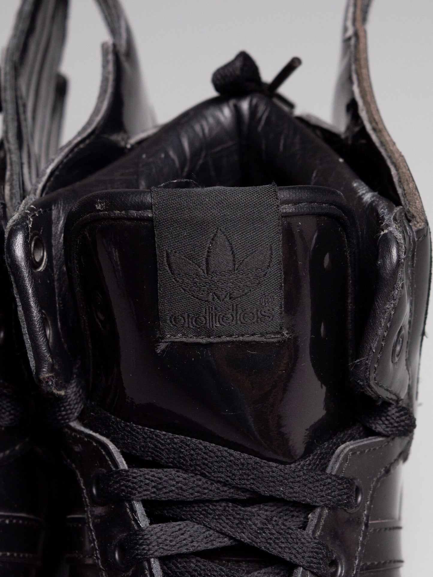 adidas Originals by Jeremy Scott S/S 2013 JS Wings 2.0 "Patent Black" - size 39 1/3